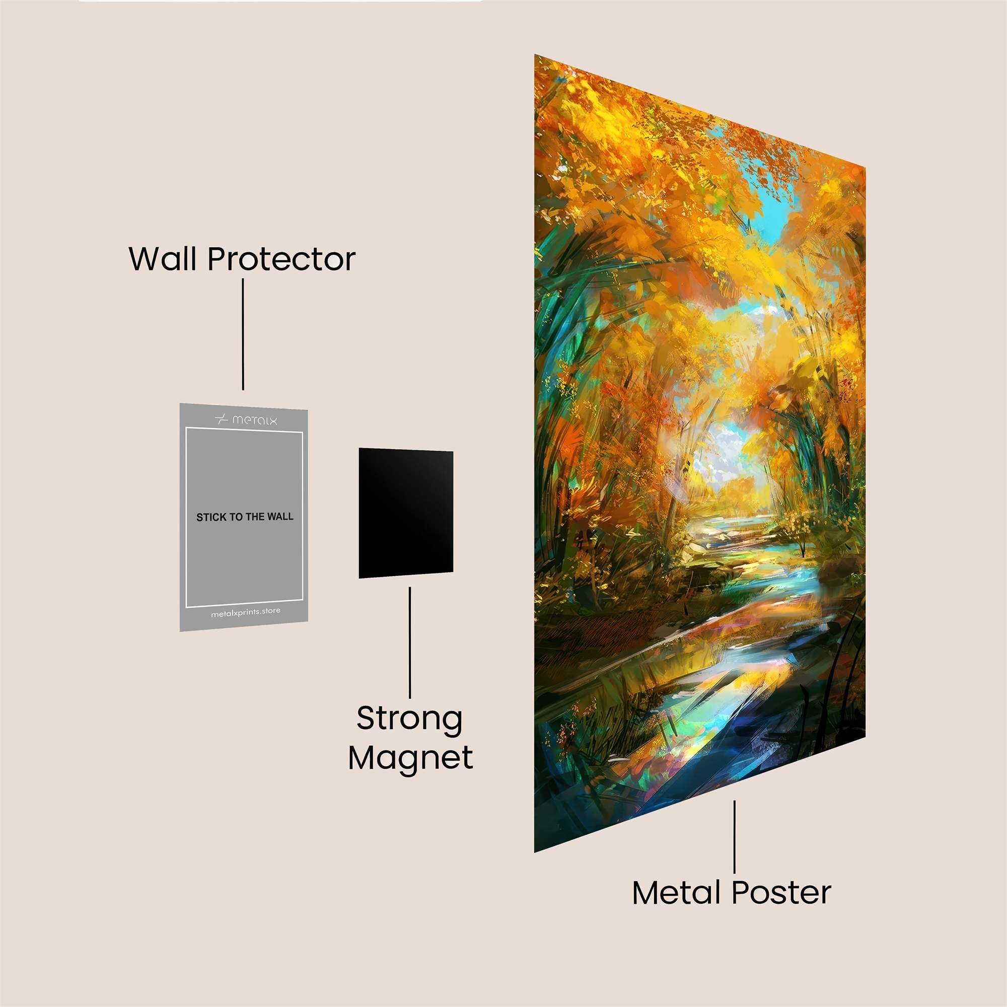 Autumn Serenity Safe Wall Magnetic / M