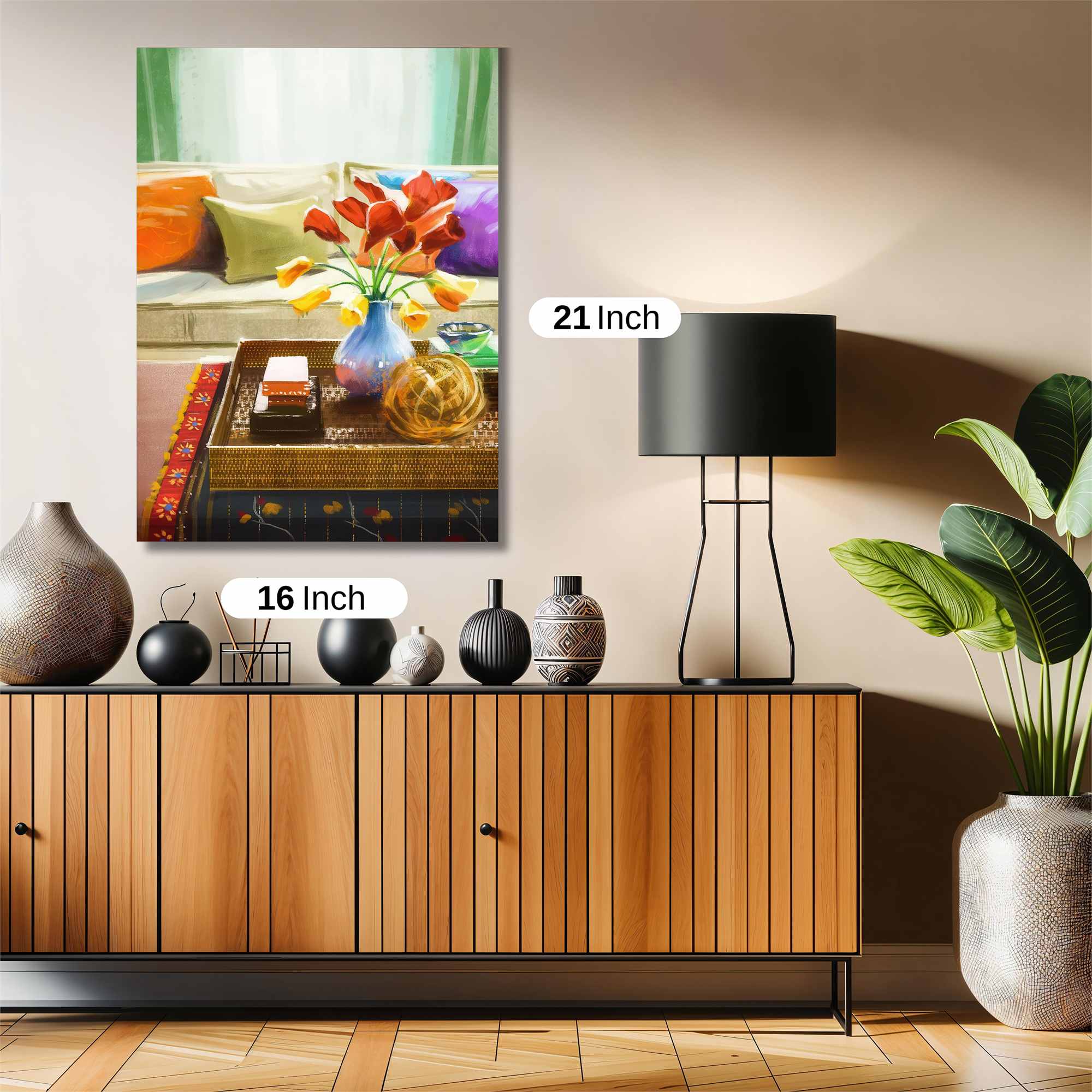 Tulips Tranquil Safe Wall Magnetic / M