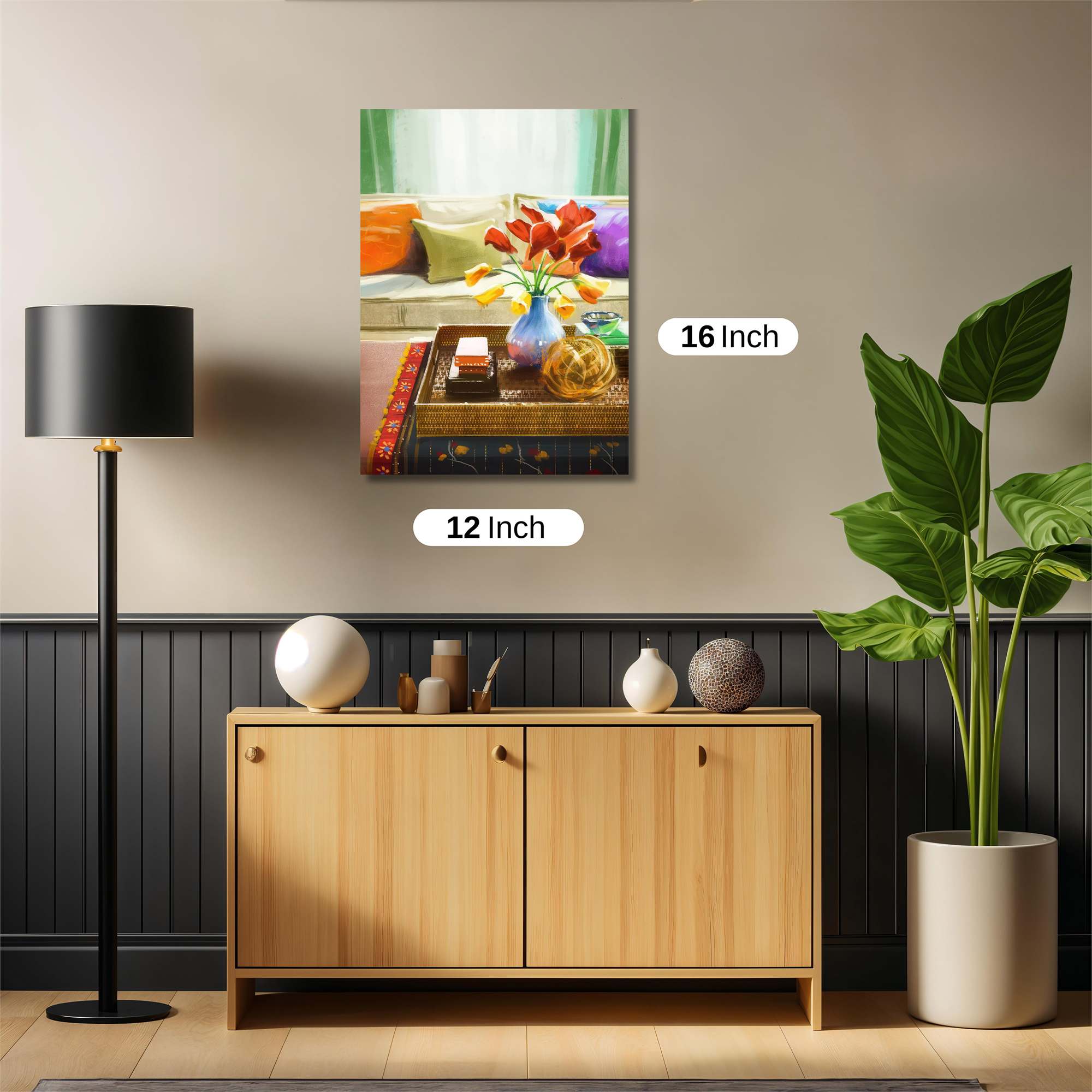 Tulips Tranquil Safe Wall Magnetic / M