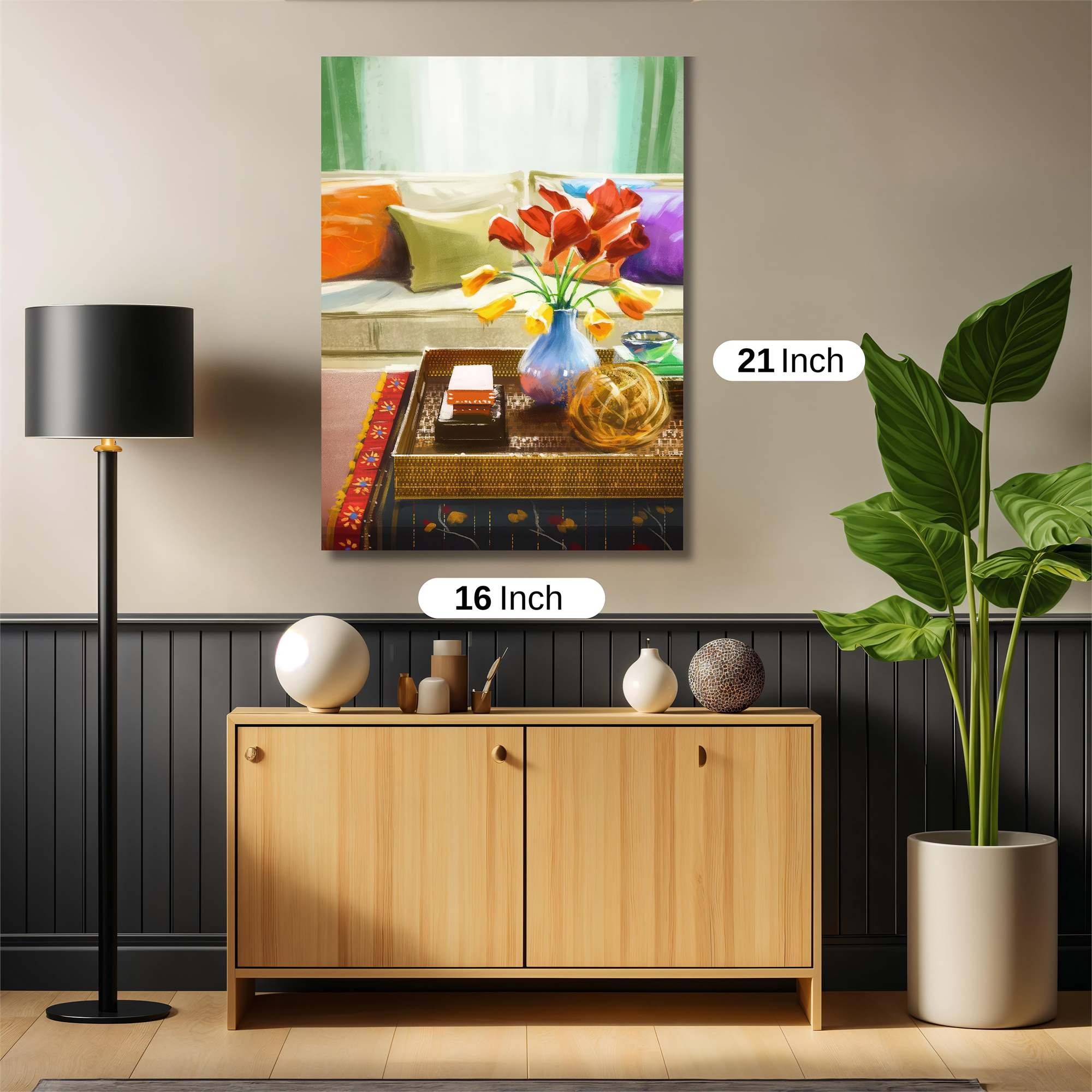 Tulips Tranquil Safe Wall Magnetic / M