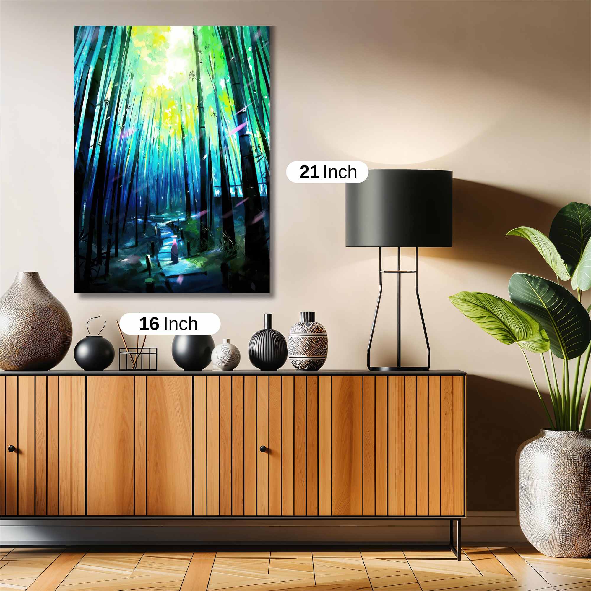 Bamboo Serenity Safe Wall Magnetic / M