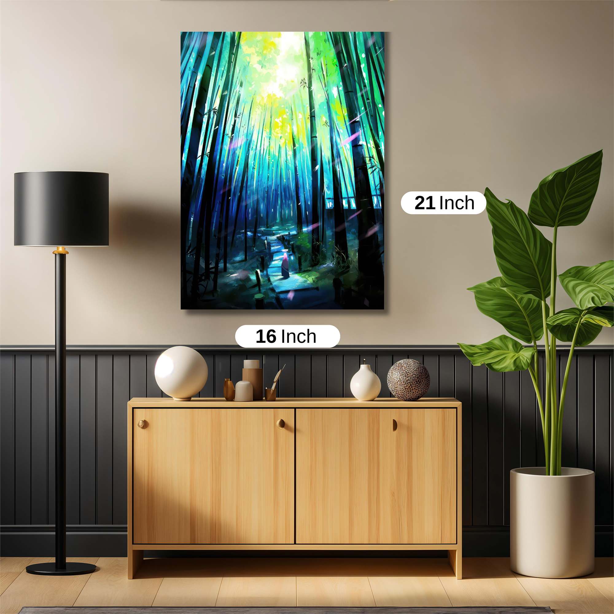 Bamboo Serenity Safe Wall Magnetic / M