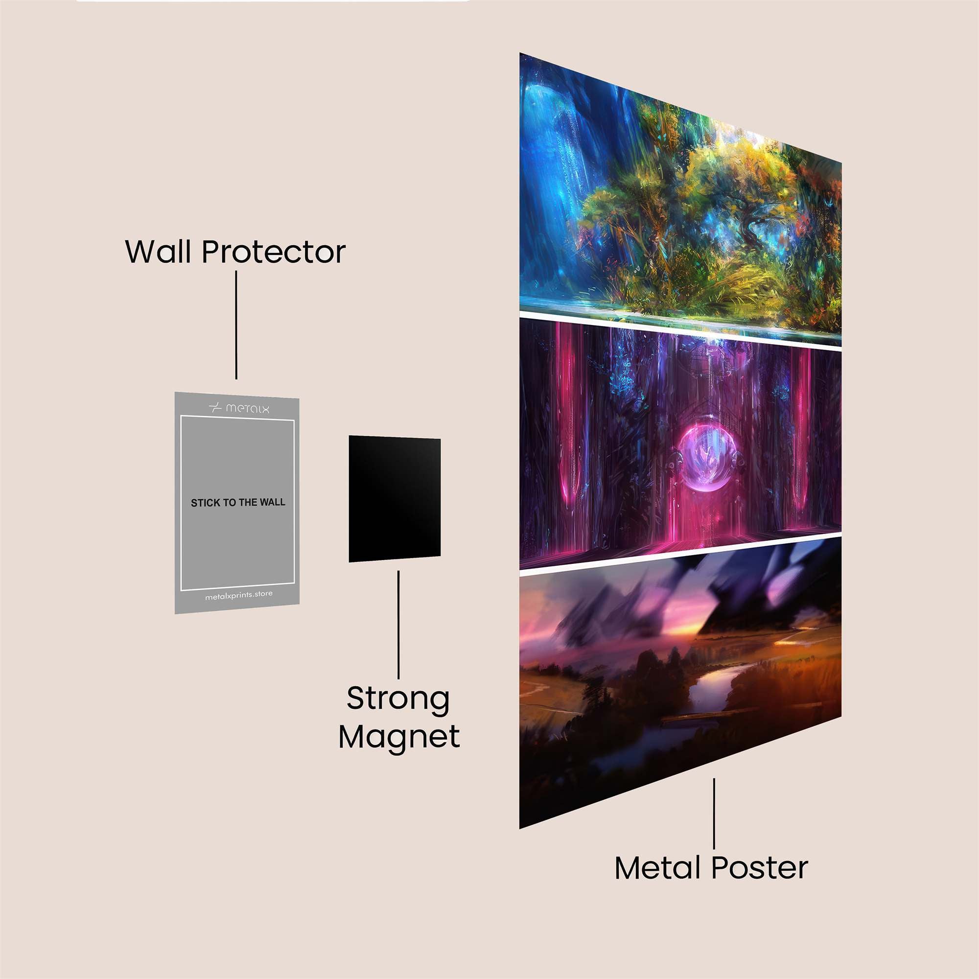 Mystic Haven Safe Wall Magnetic / M