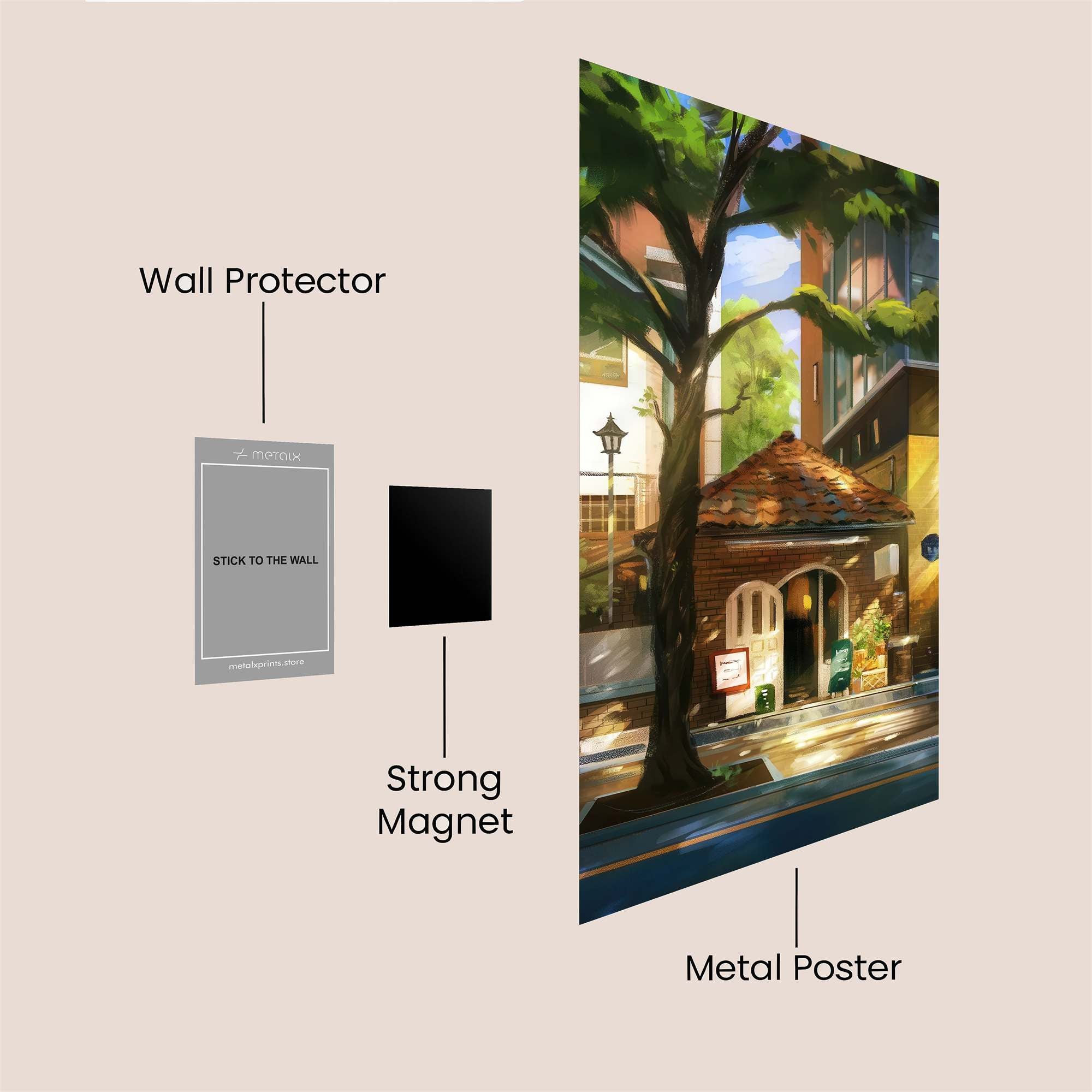 Sunlit Haven Safe Wall Magnetic / M