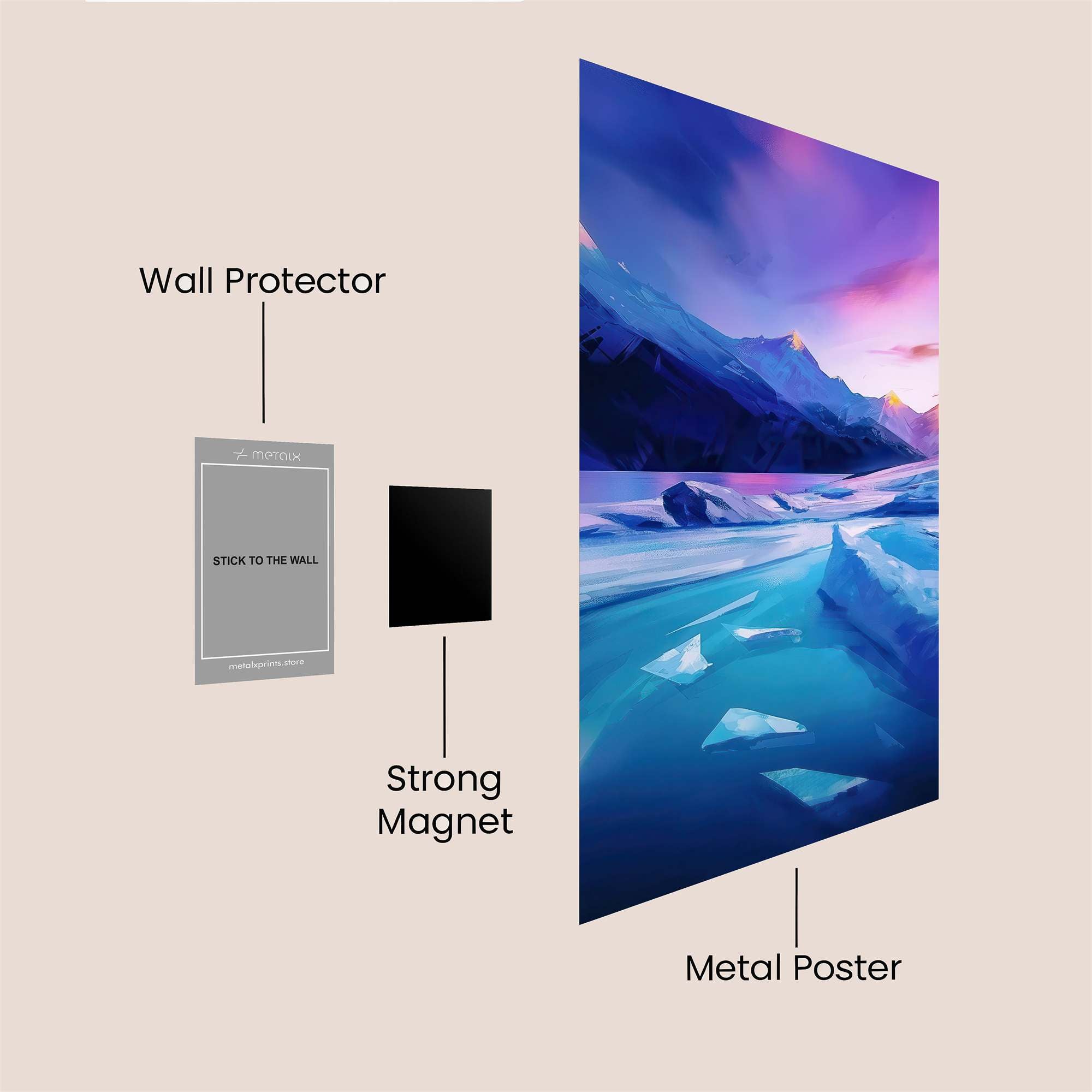 Alpine Dreamscape Safe Wall Magnetic / M
