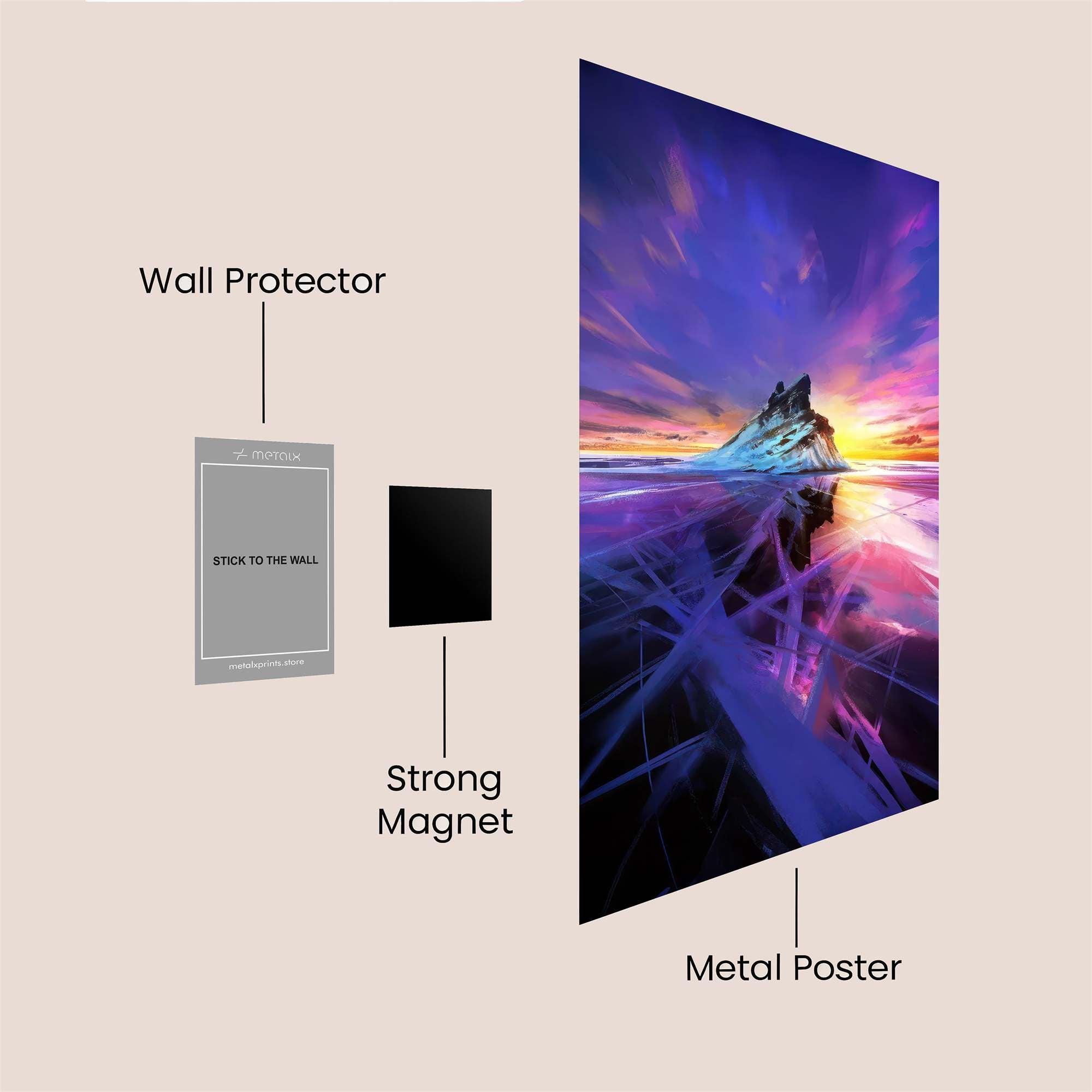 Island Twilight Safe Wall Magnetic / M