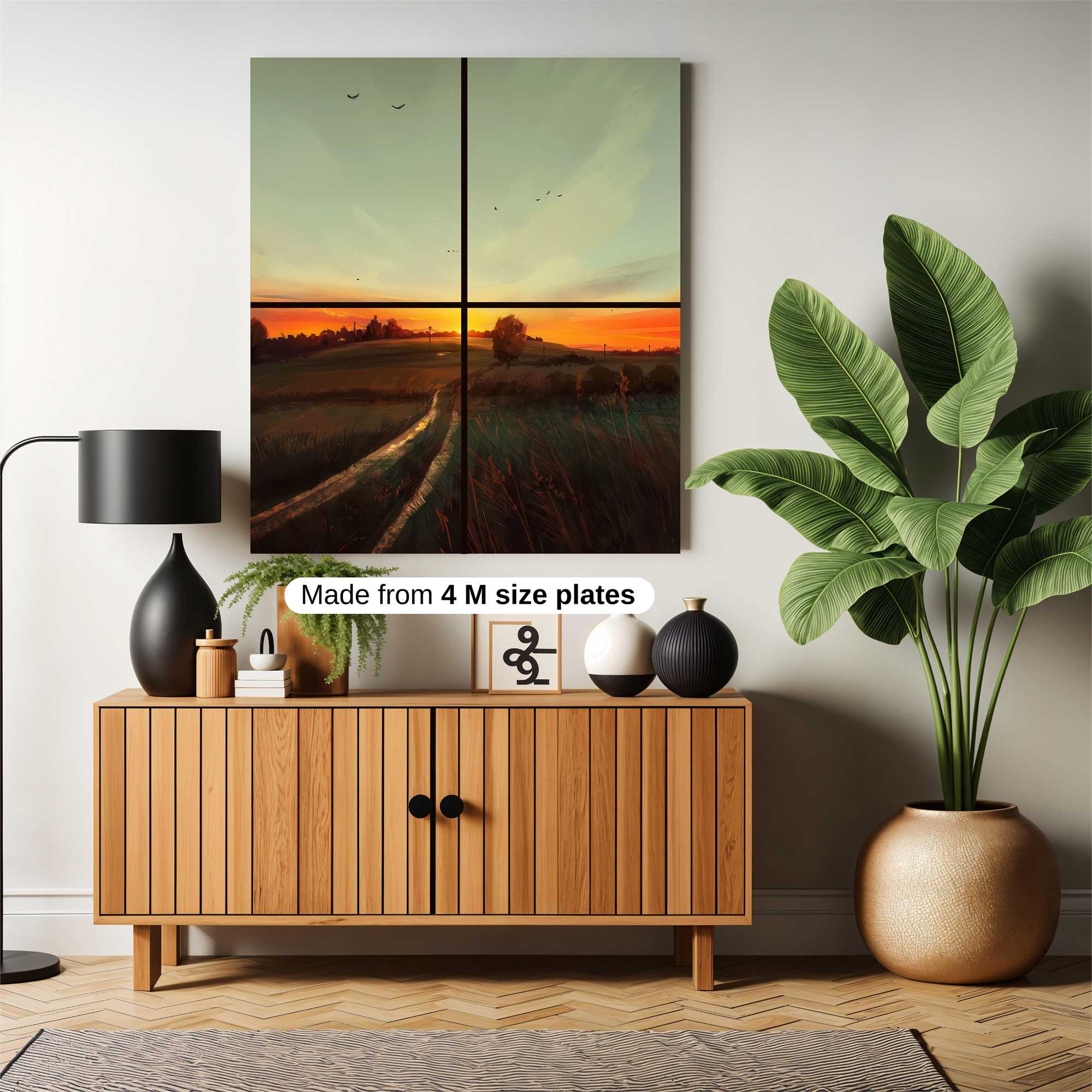 Sunset Serenity Safe Wall Magnetic / M