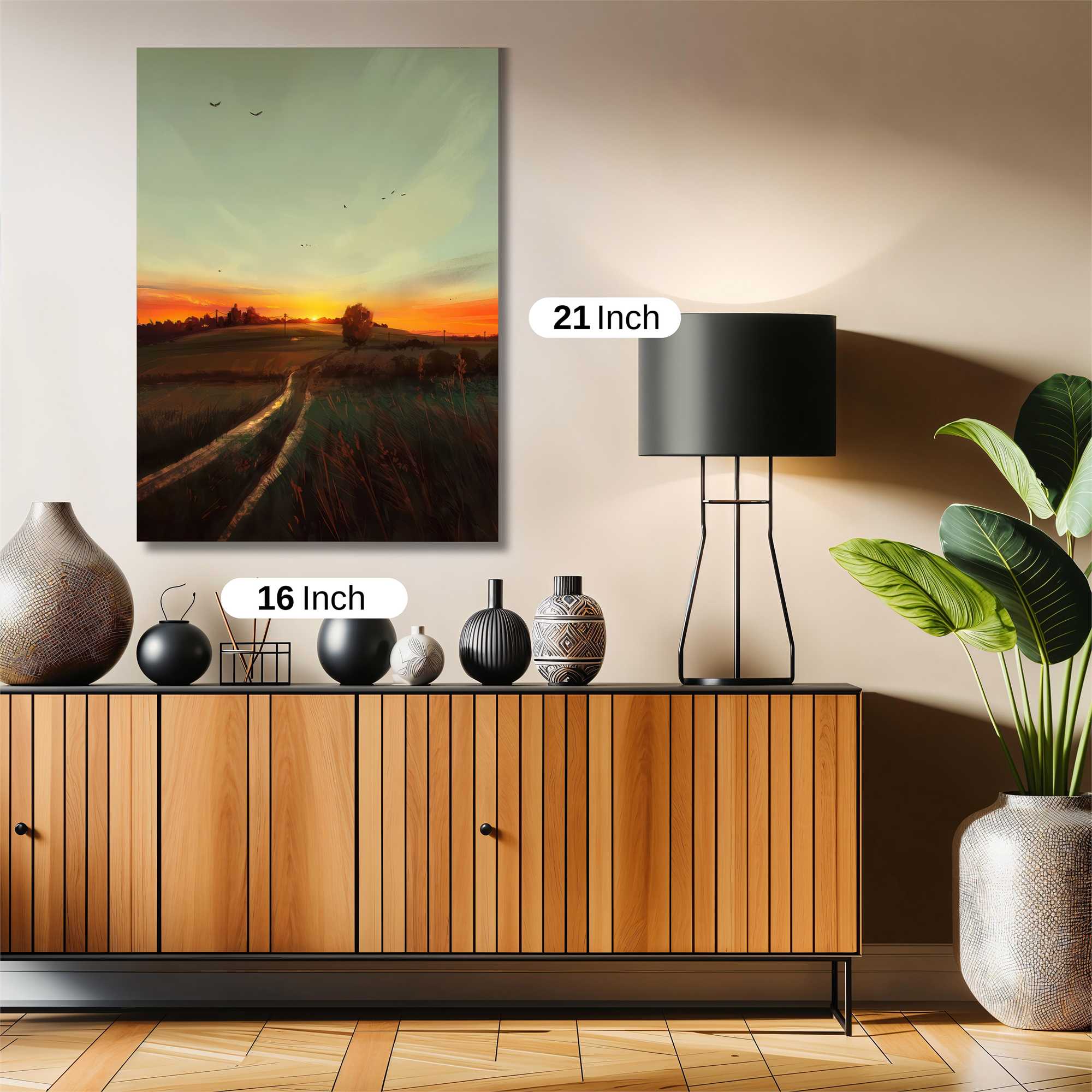 Sunset Serenity Safe Wall Magnetic / M