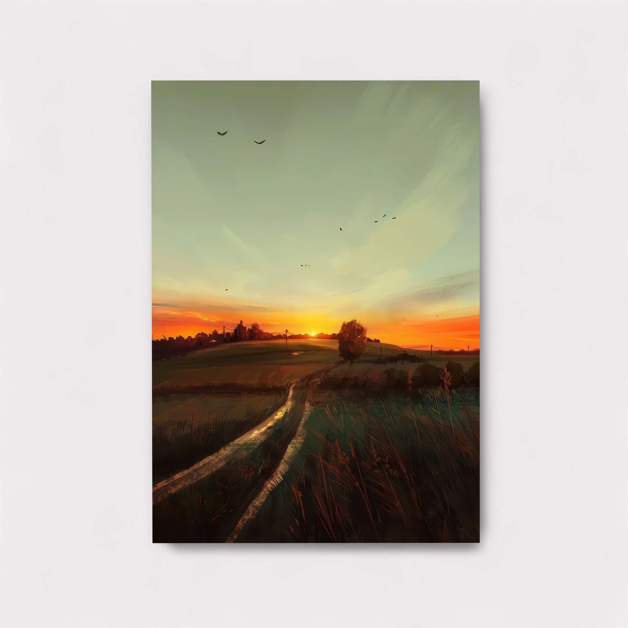 Sunset Serenity Safe Wall Magnetic / M