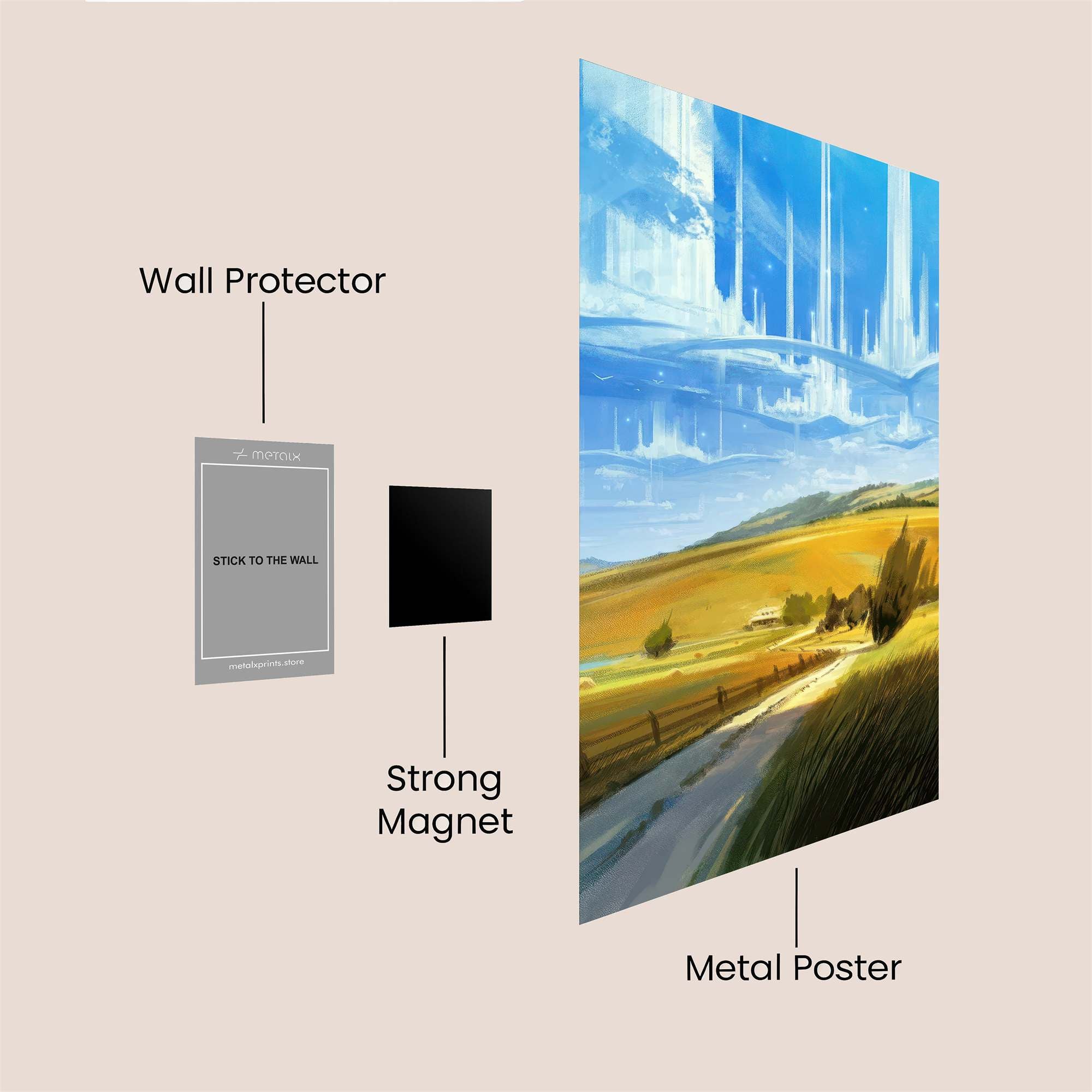 Heavenly Serenity Safe Wall Magnetic / M