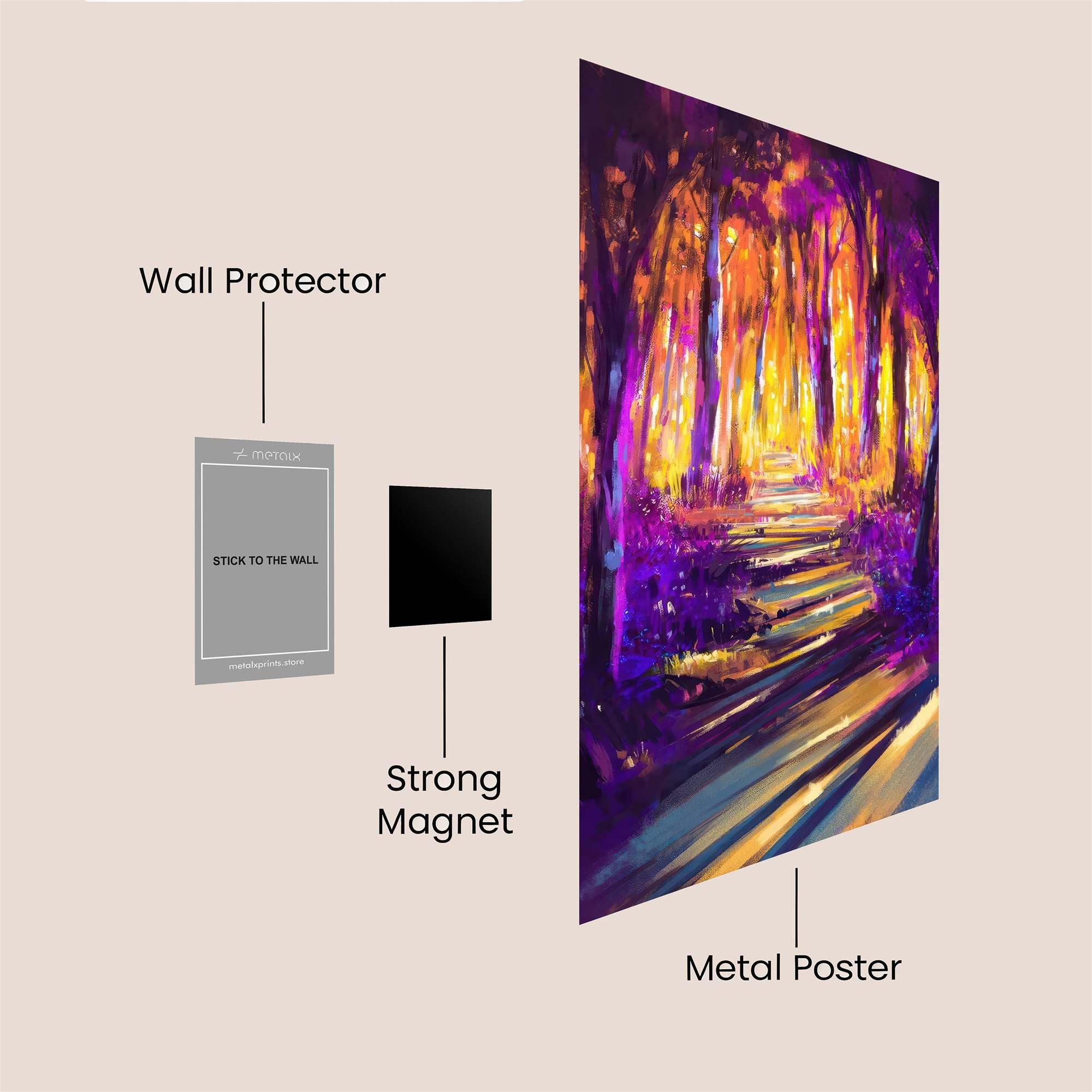 Enchanted Twilight Safe Wall Magnetic / M