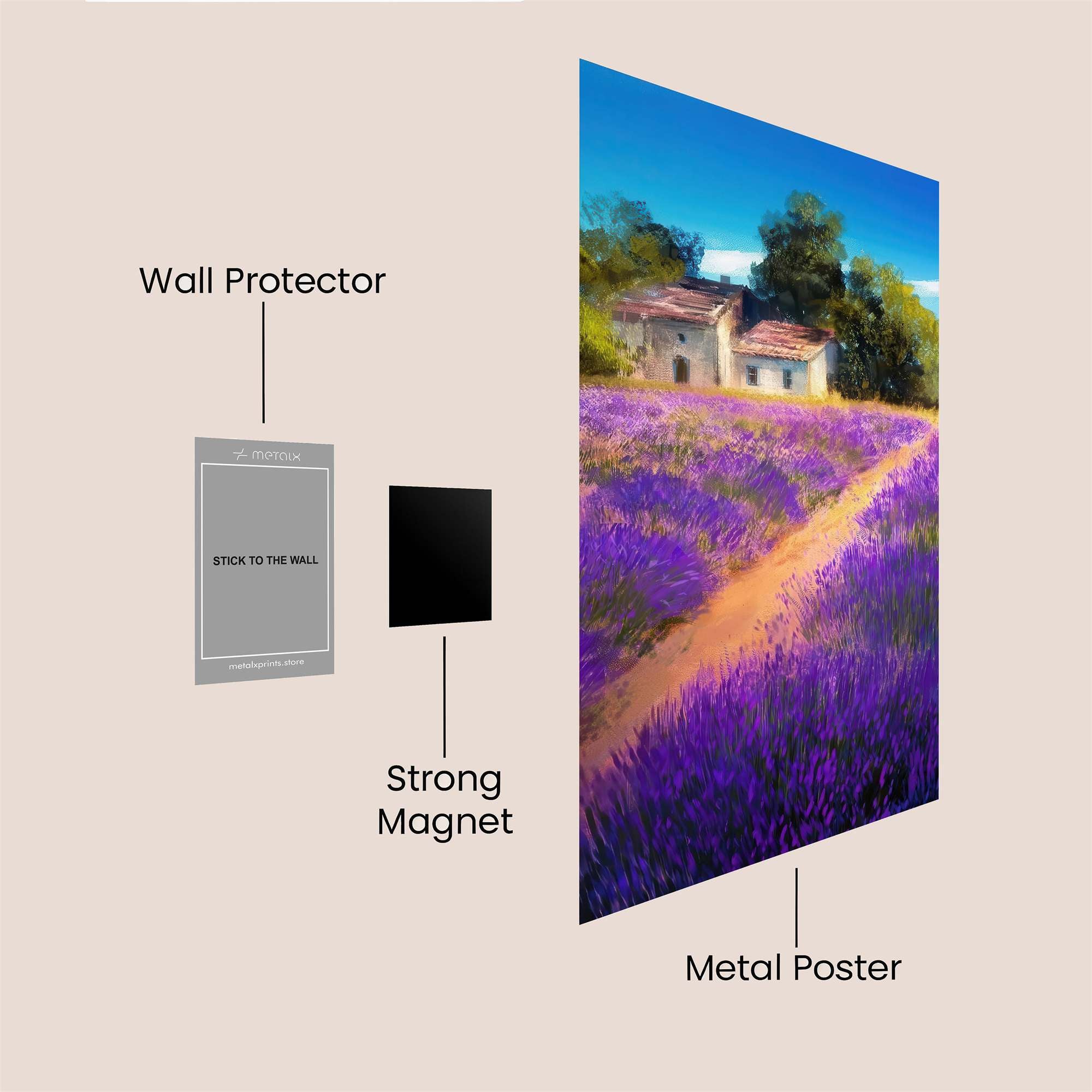 Provence Serenity Safe Wall Magnetic / M