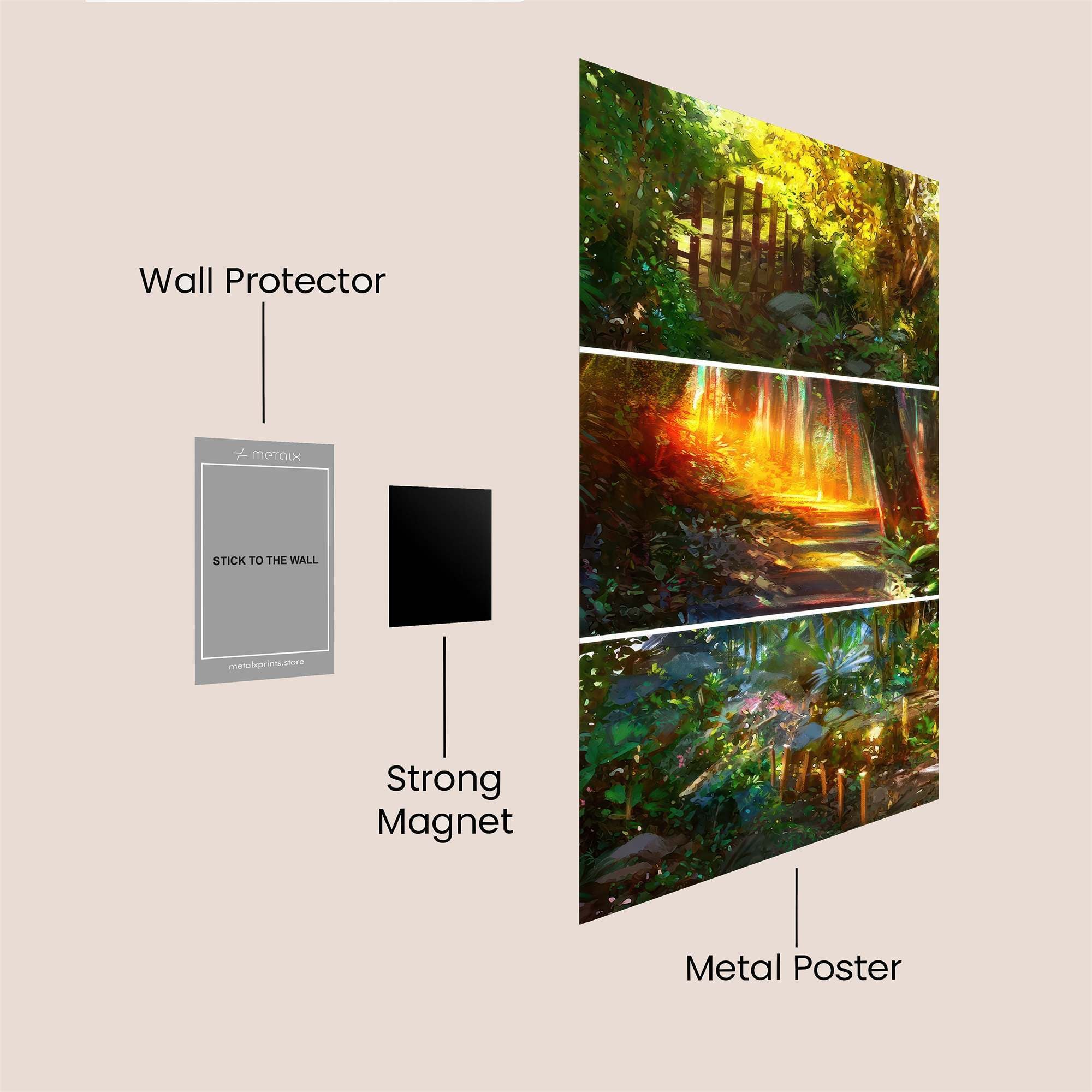 Forest Enchantment Safe Wall Magnetic / M