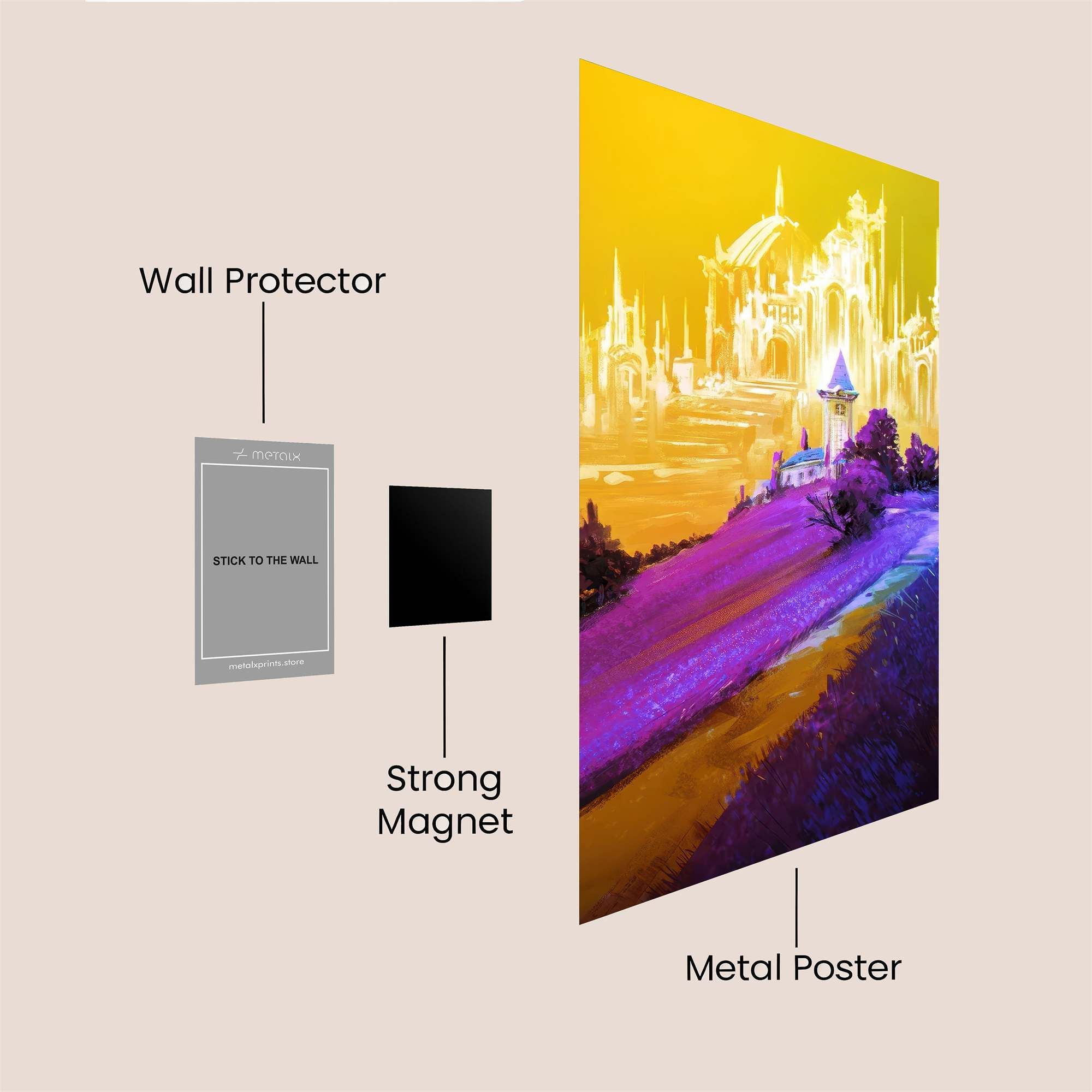 Castle Radiance Safe Wall Magnetic / M