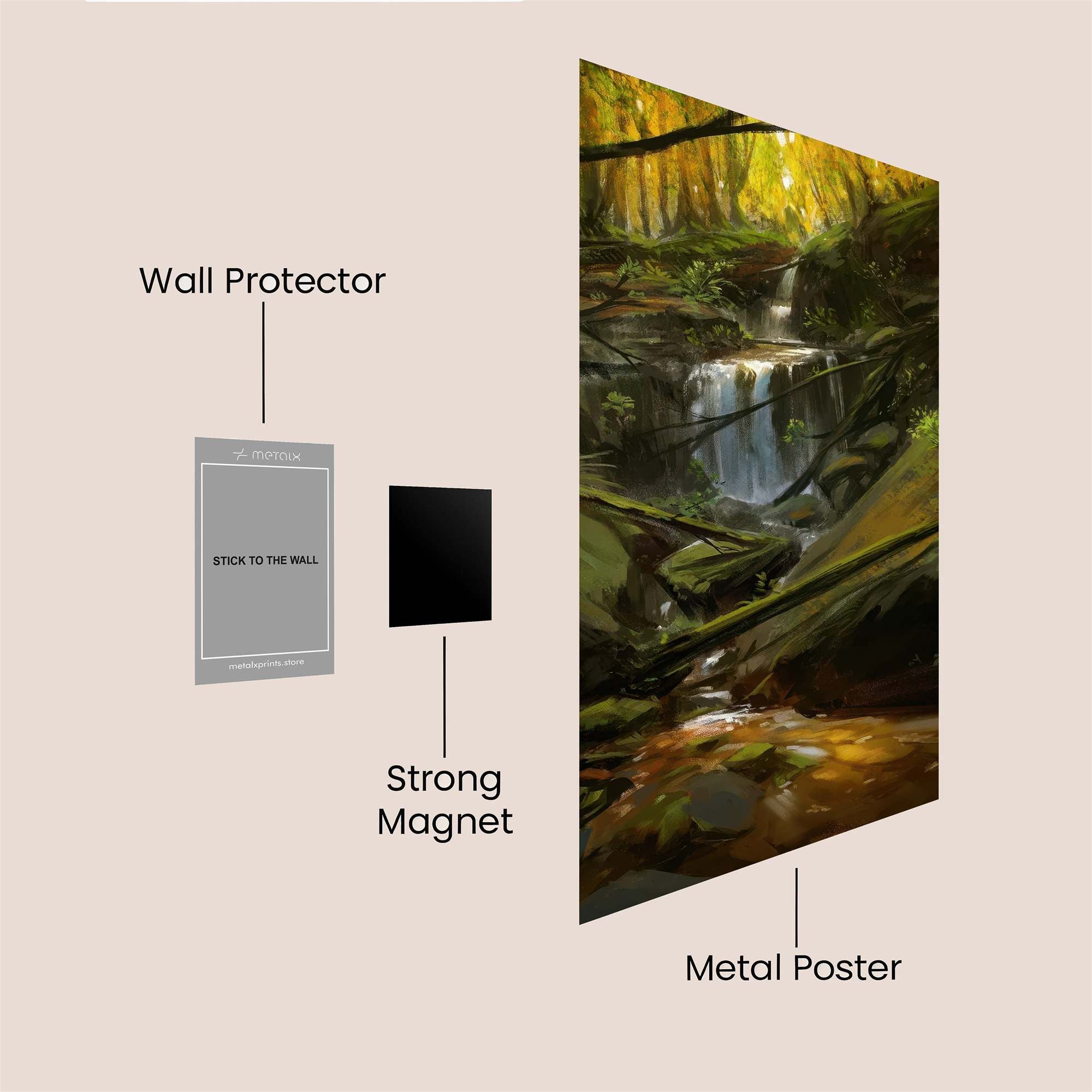 ForestWhisper Safe Wall Magnetic / M