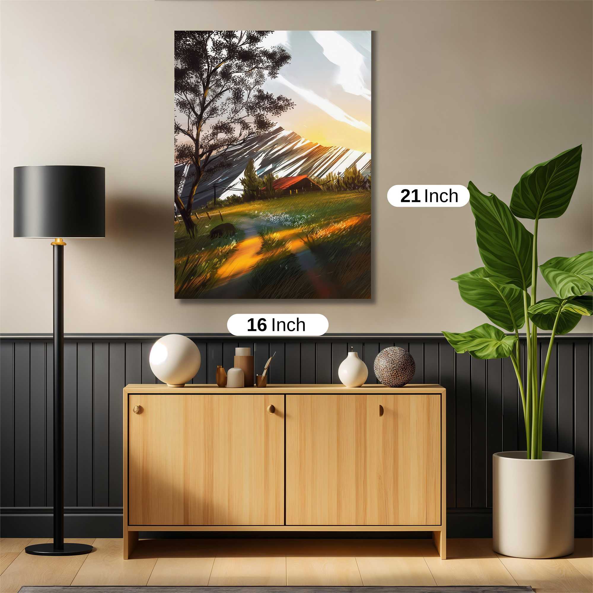 Mountain Serenity Safe Wall Magnetic / M