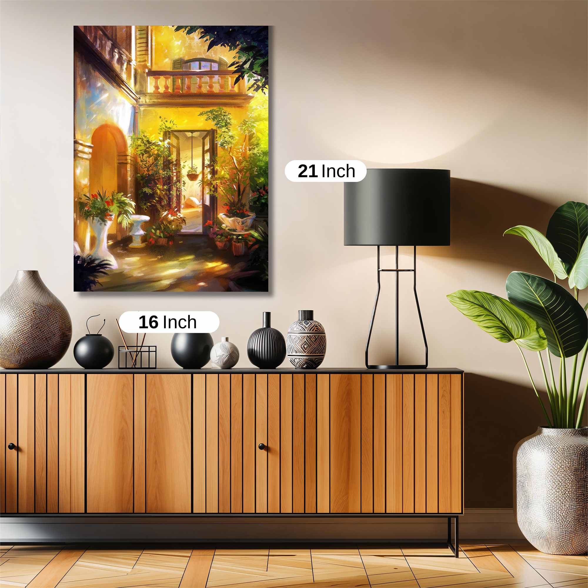 Sunlit Serenity Safe Wall Magnetic / M