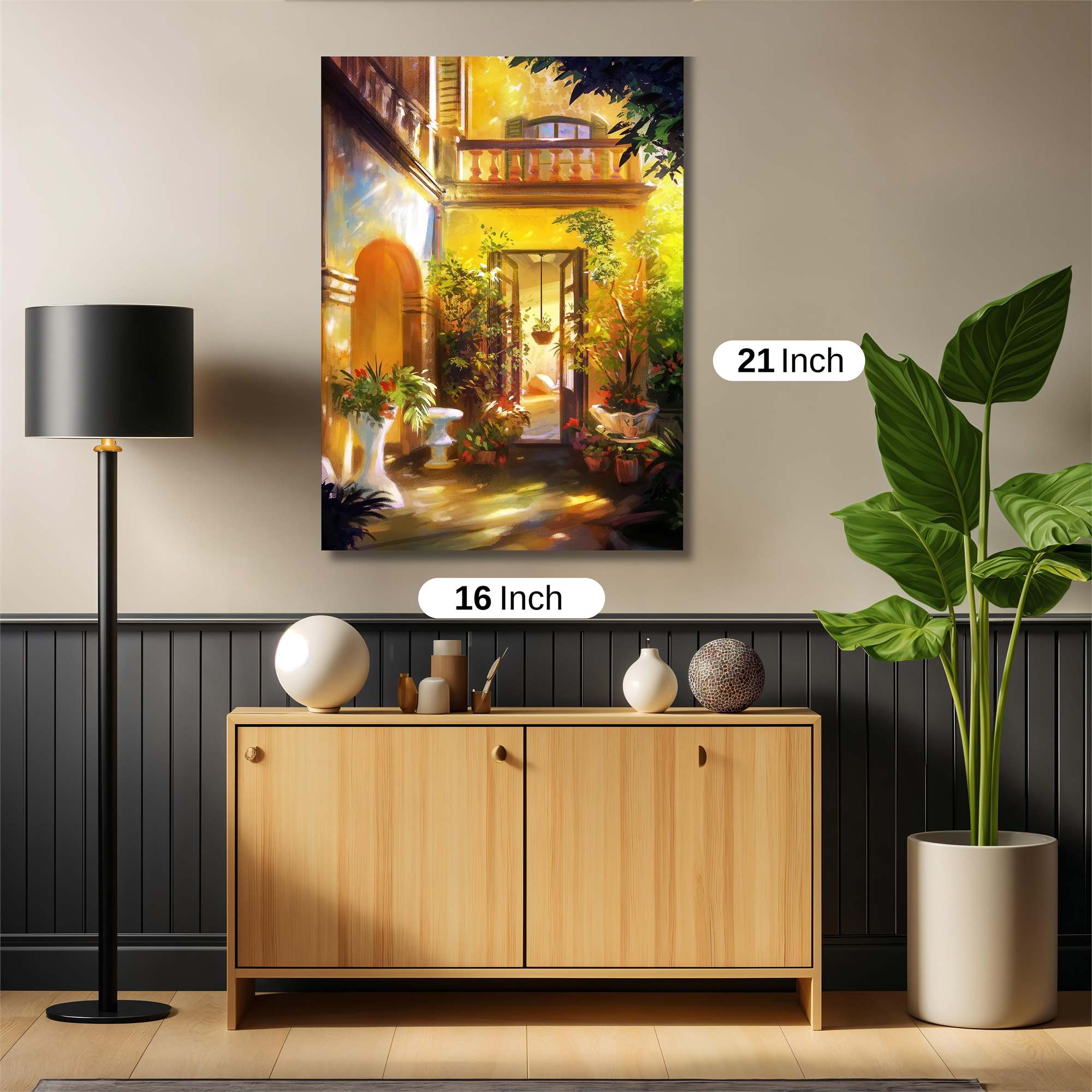 Sunlit Serenity Safe Wall Magnetic / M