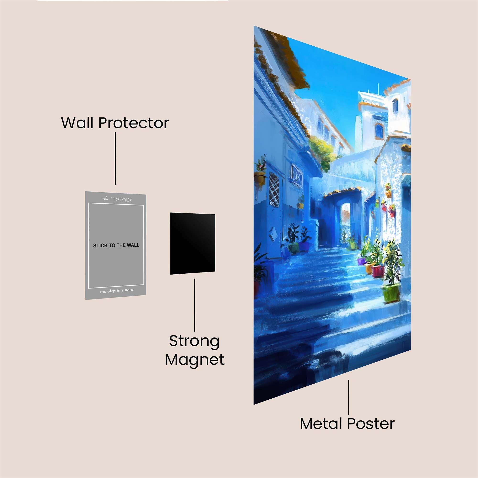 Alleyway Serenity Safe Wall Magnetic / M