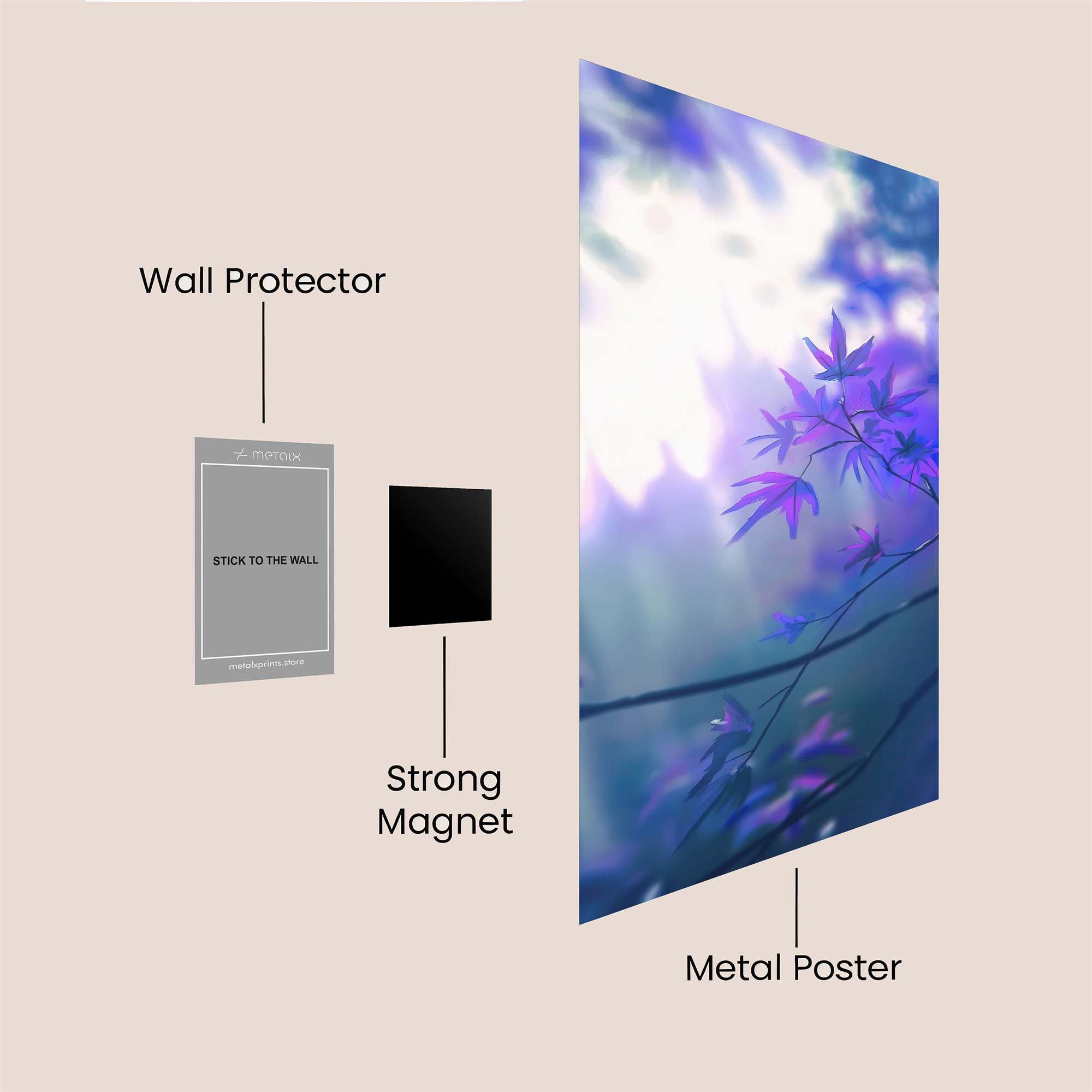 Maple Dream Safe Wall Magnetic / M