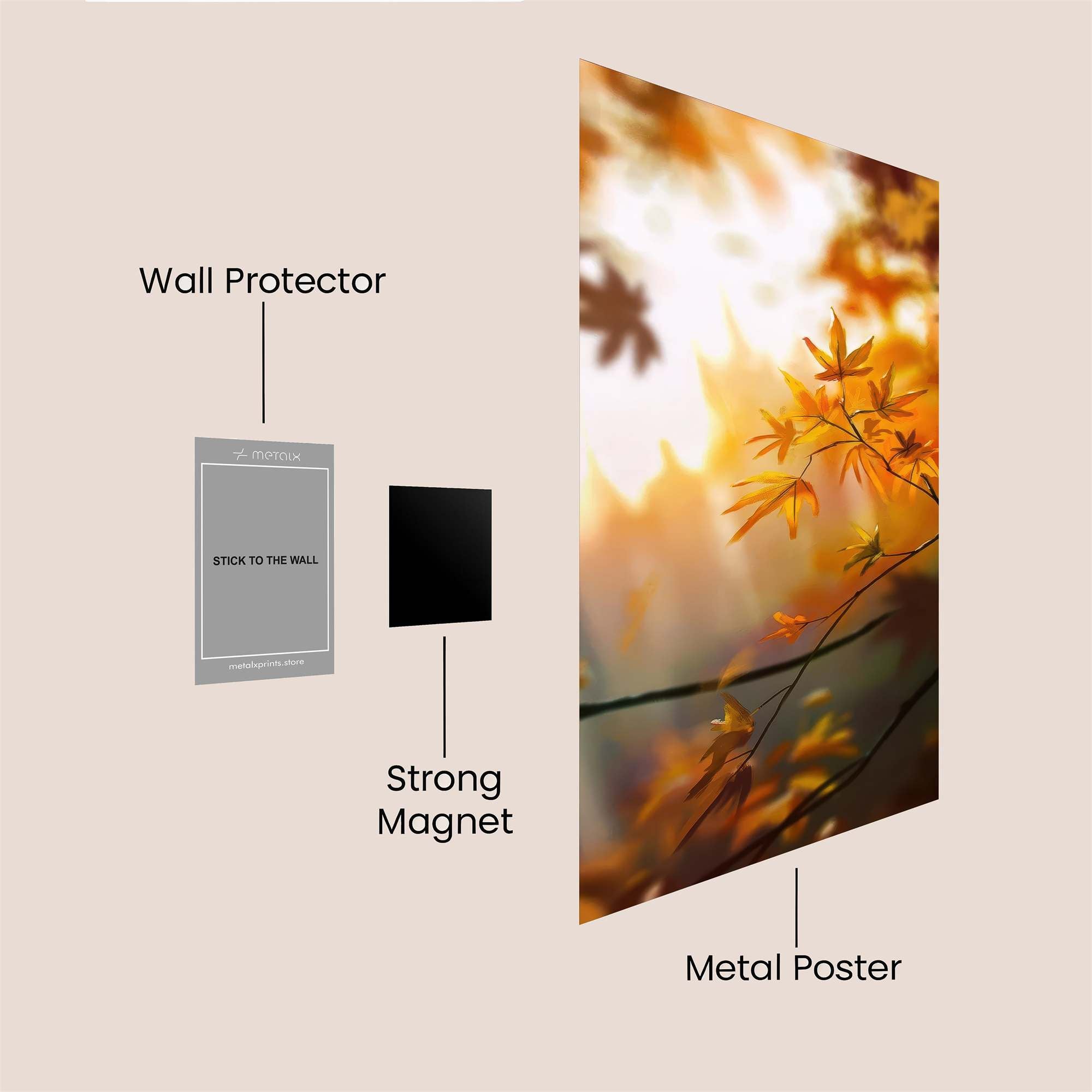 Autumn Radiance Safe Wall Magnetic / M