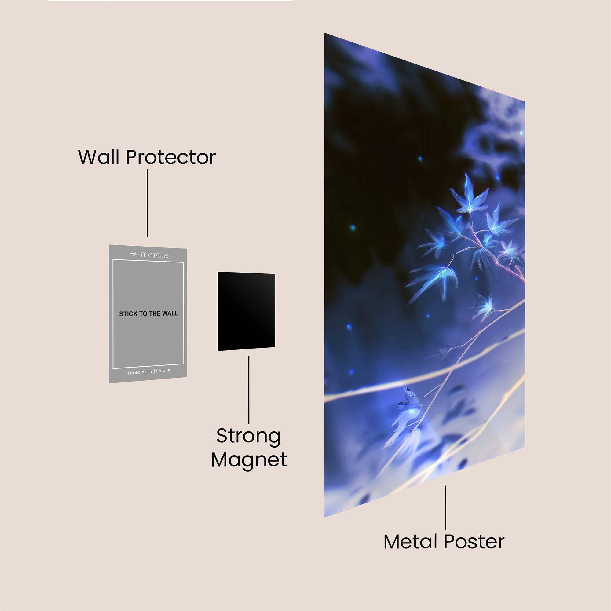 Starlit Serenity Safe Wall Magnetic / M