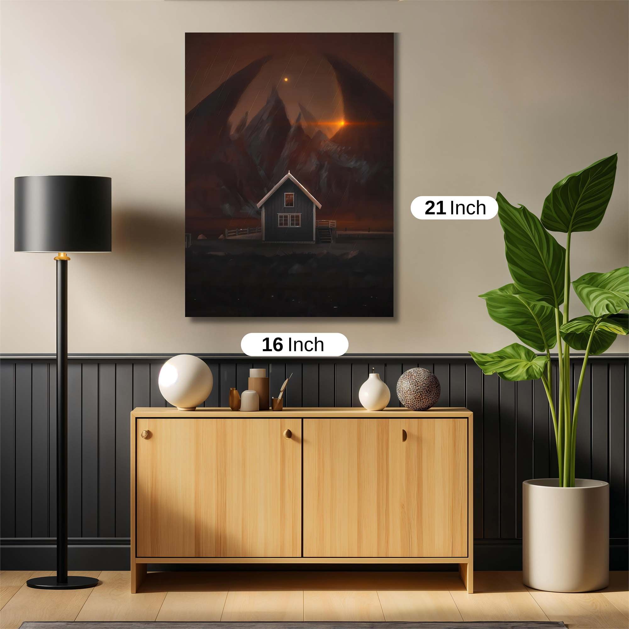 Cabin Solitude Safe Wall Magnetic / M
