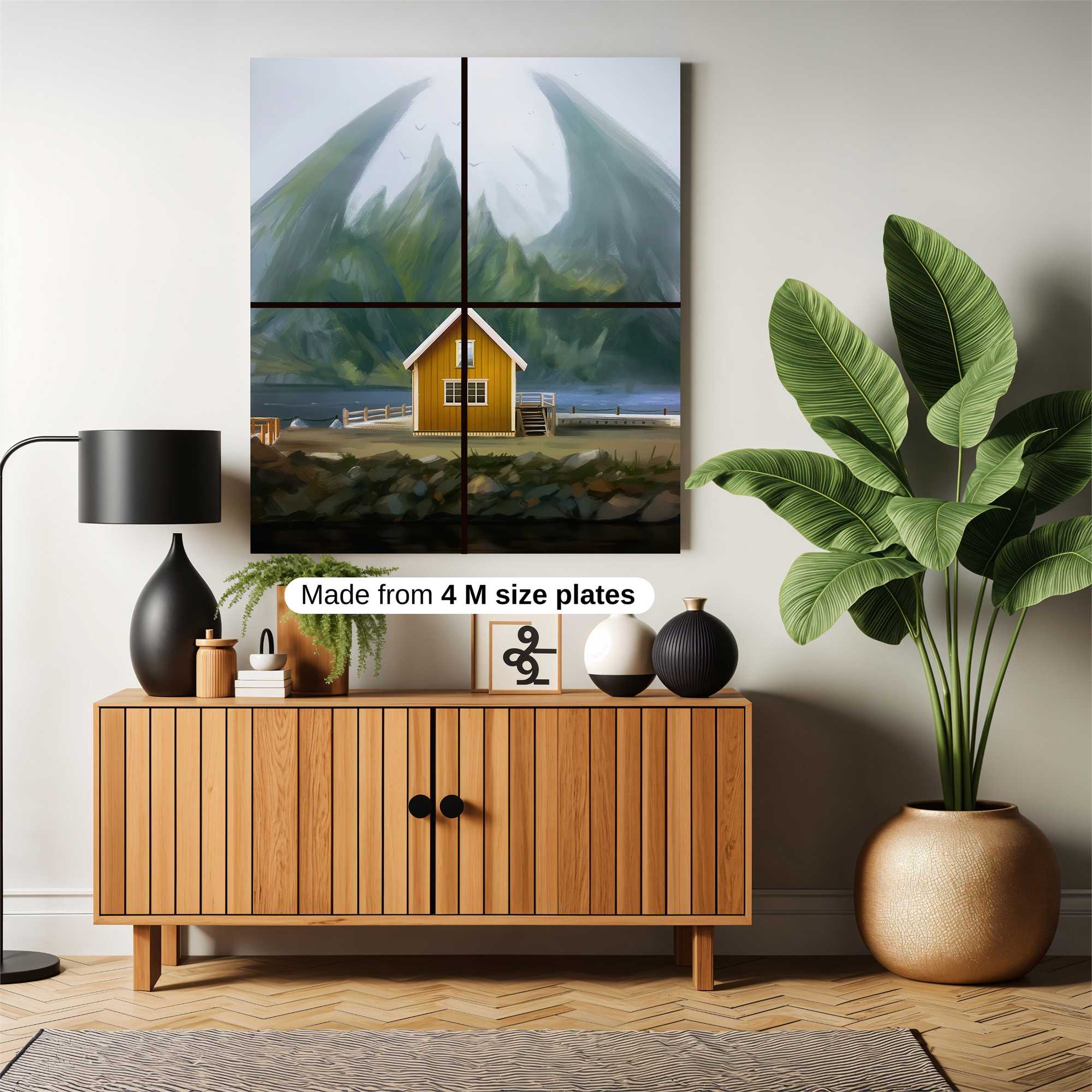 Mountain Serenity Safe Wall Magnetic / M