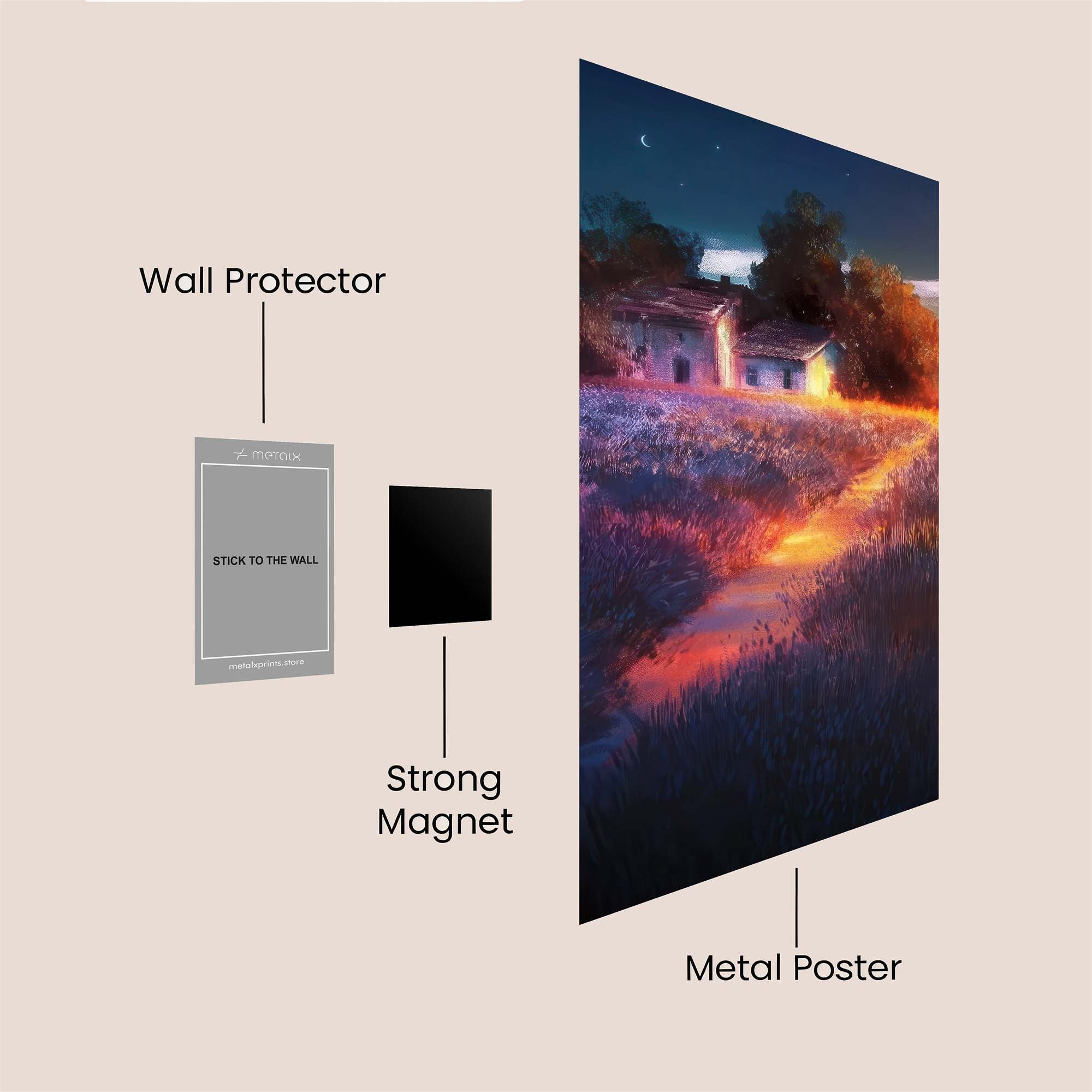 Cottage Glow Safe Wall Magnetic / M