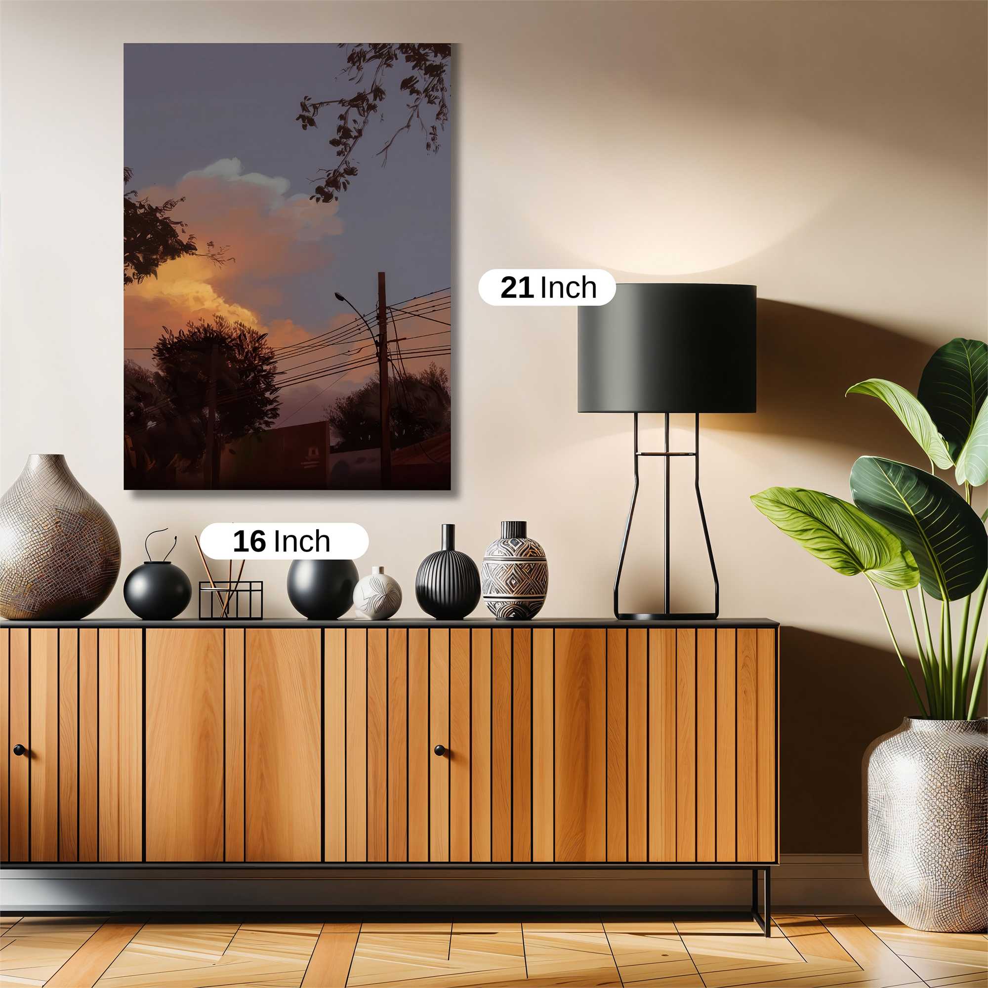 Sunset Serenity Safe Wall Magnetic / M