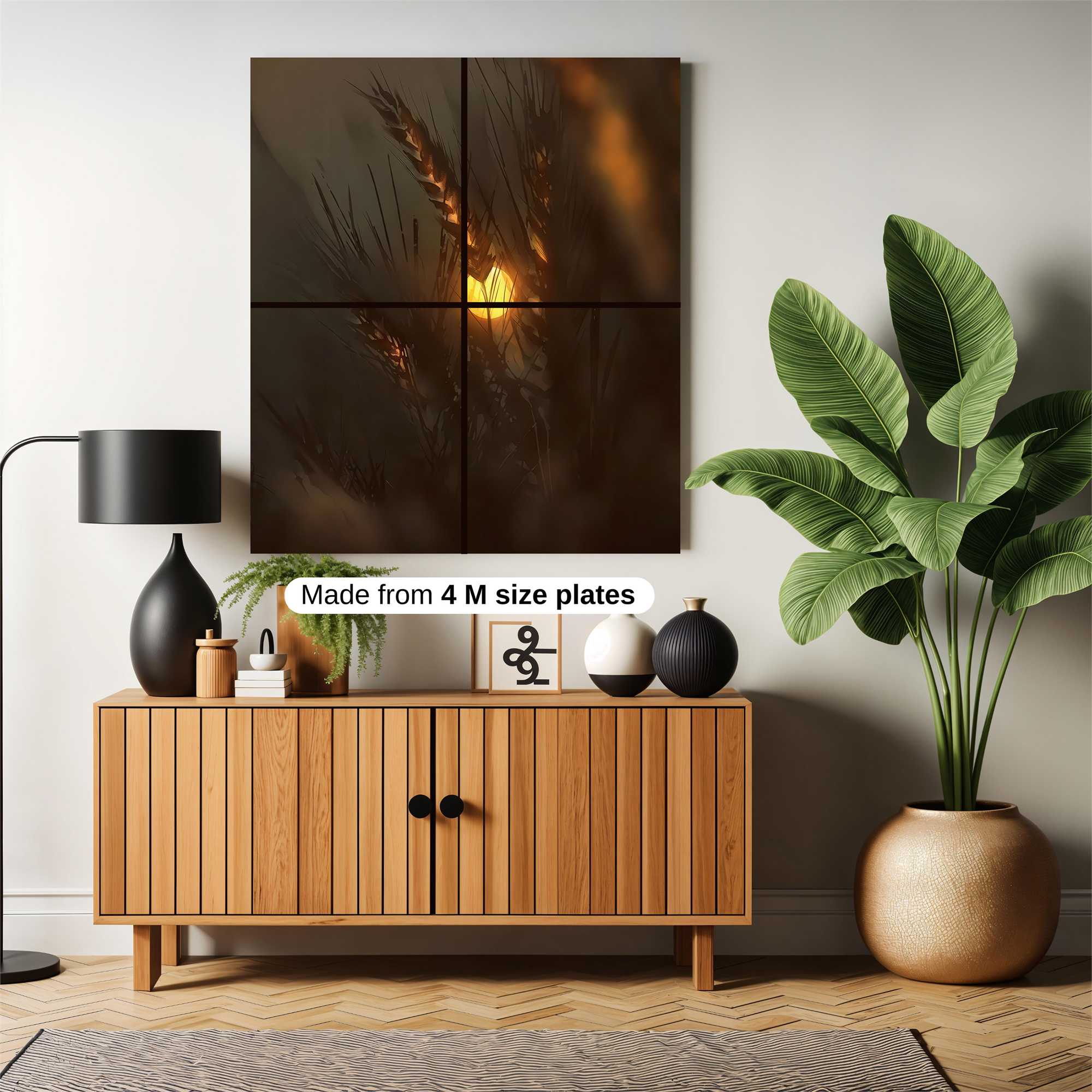 Sunset Wheat Safe Wall Magnetic / M
