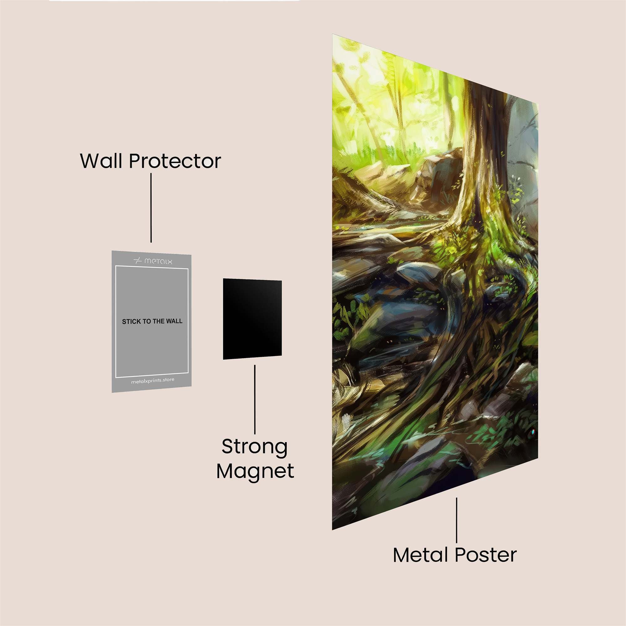 Forest Whisper Safe Wall Magnetic / M