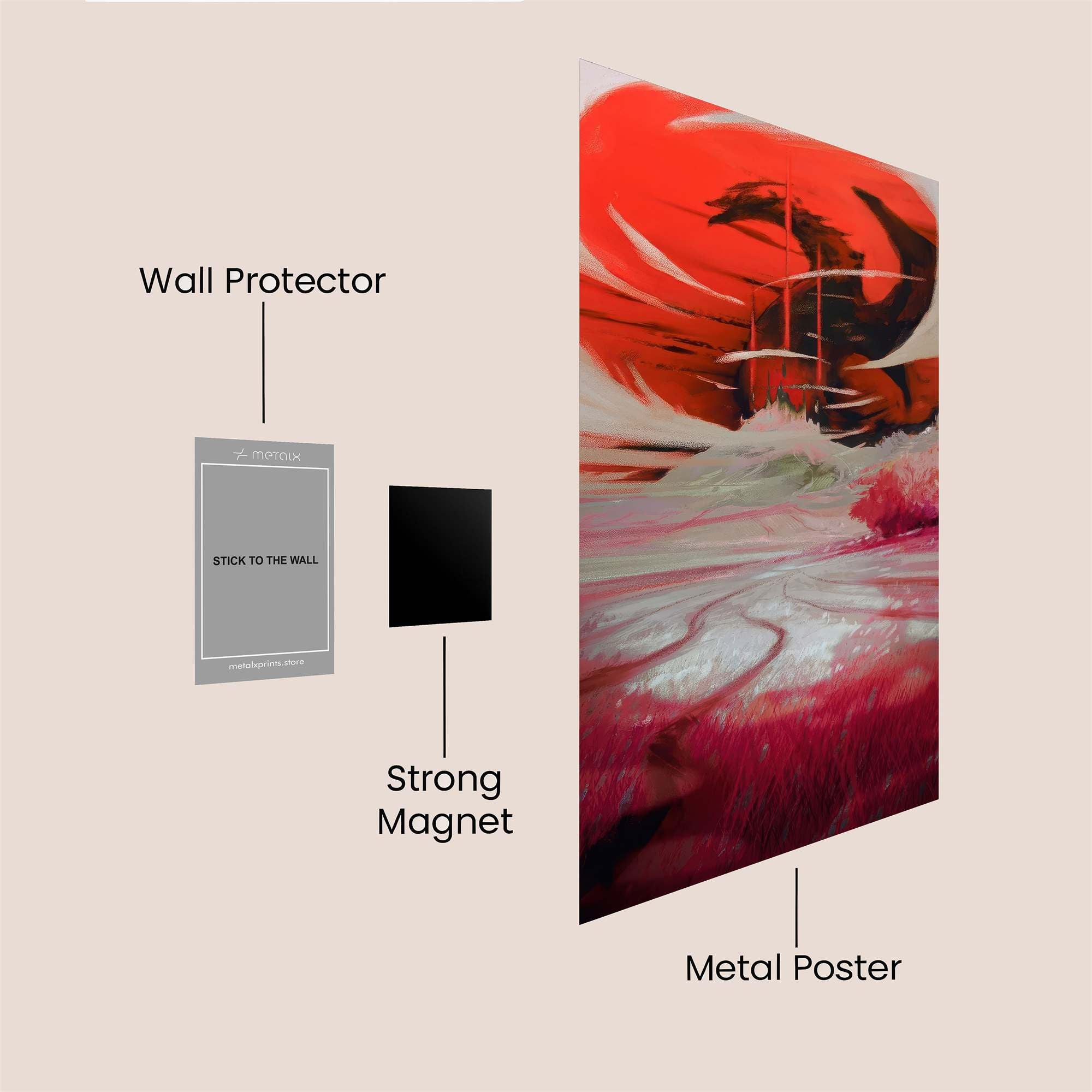 Dragon Apocalypse Safe Wall Magnetic / M