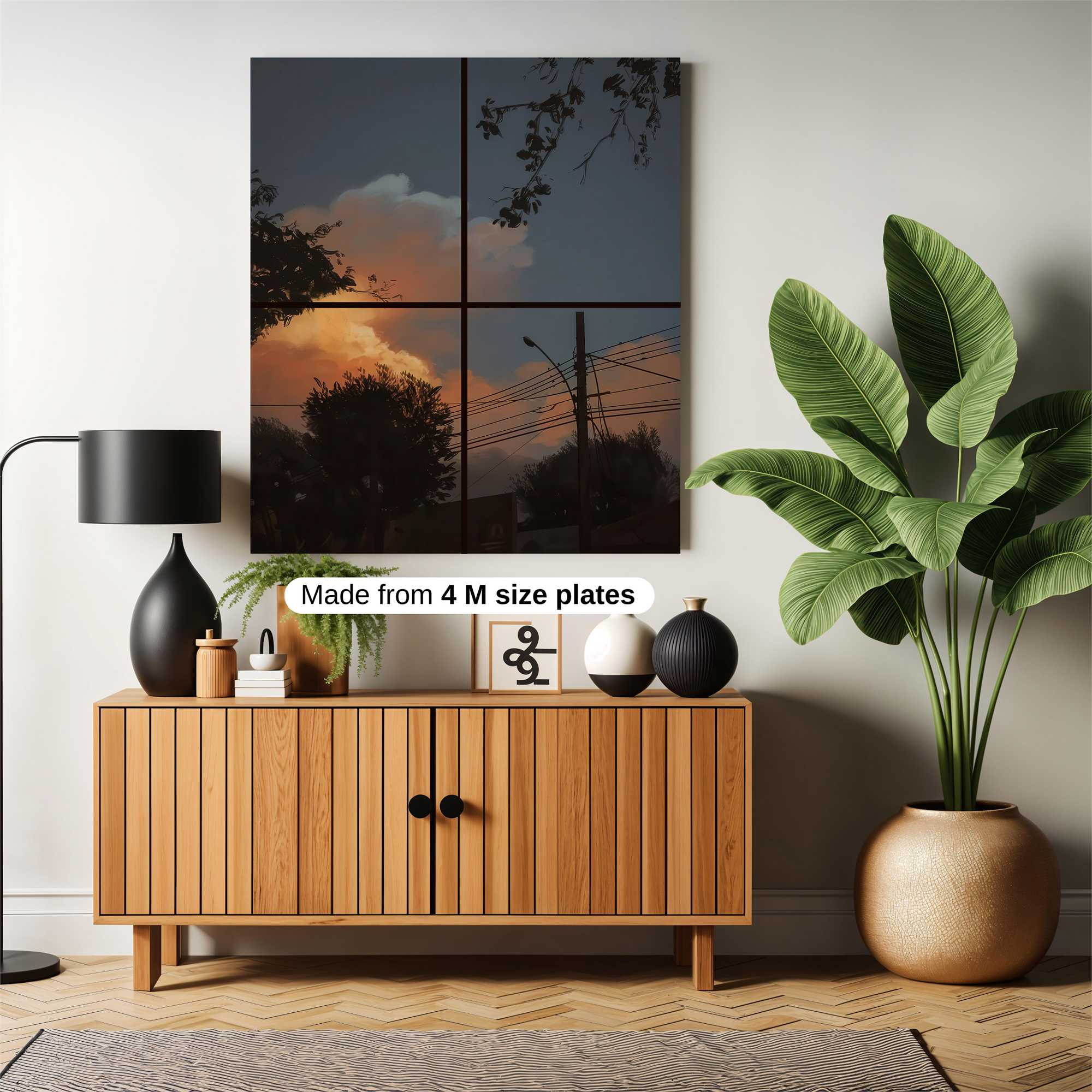 Sunset Serenity Safe Wall Magnetic / M