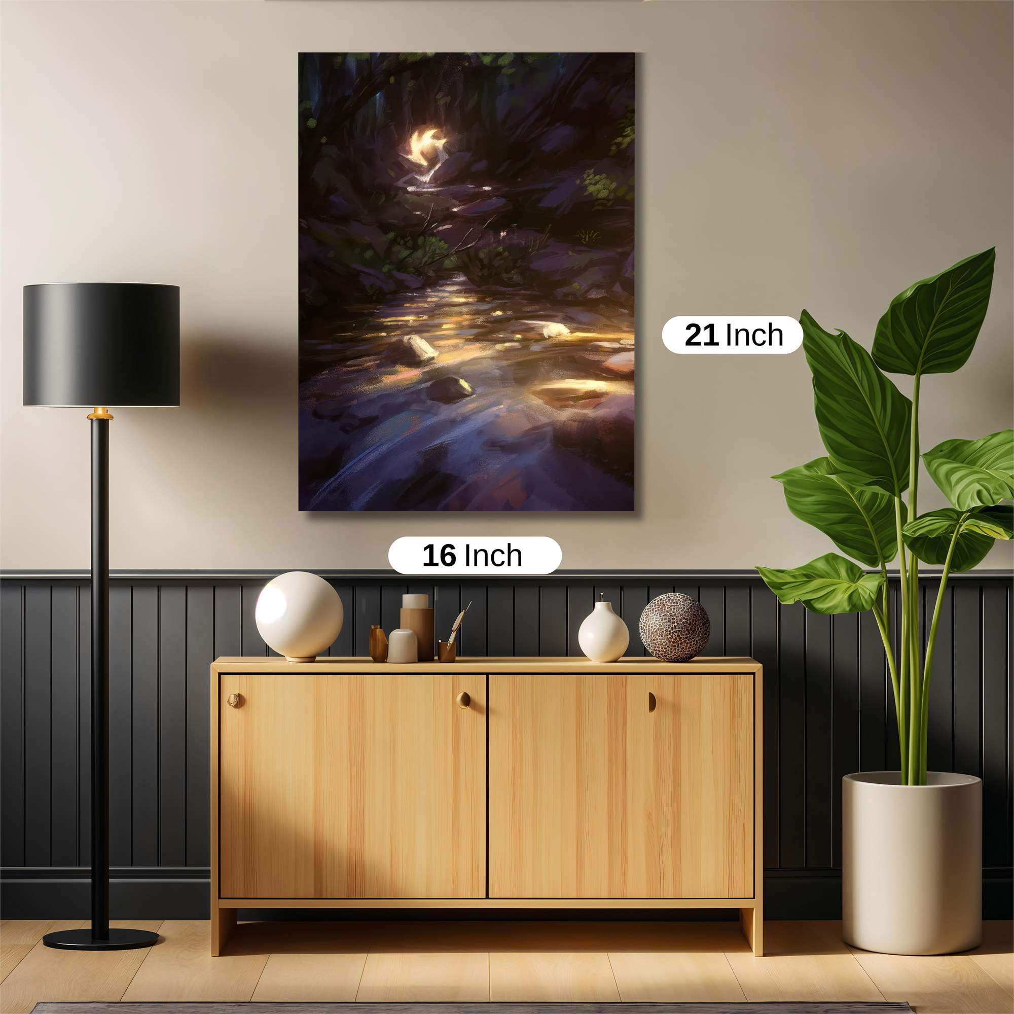 Moonlit Serenity Safe Wall Magnetic / M