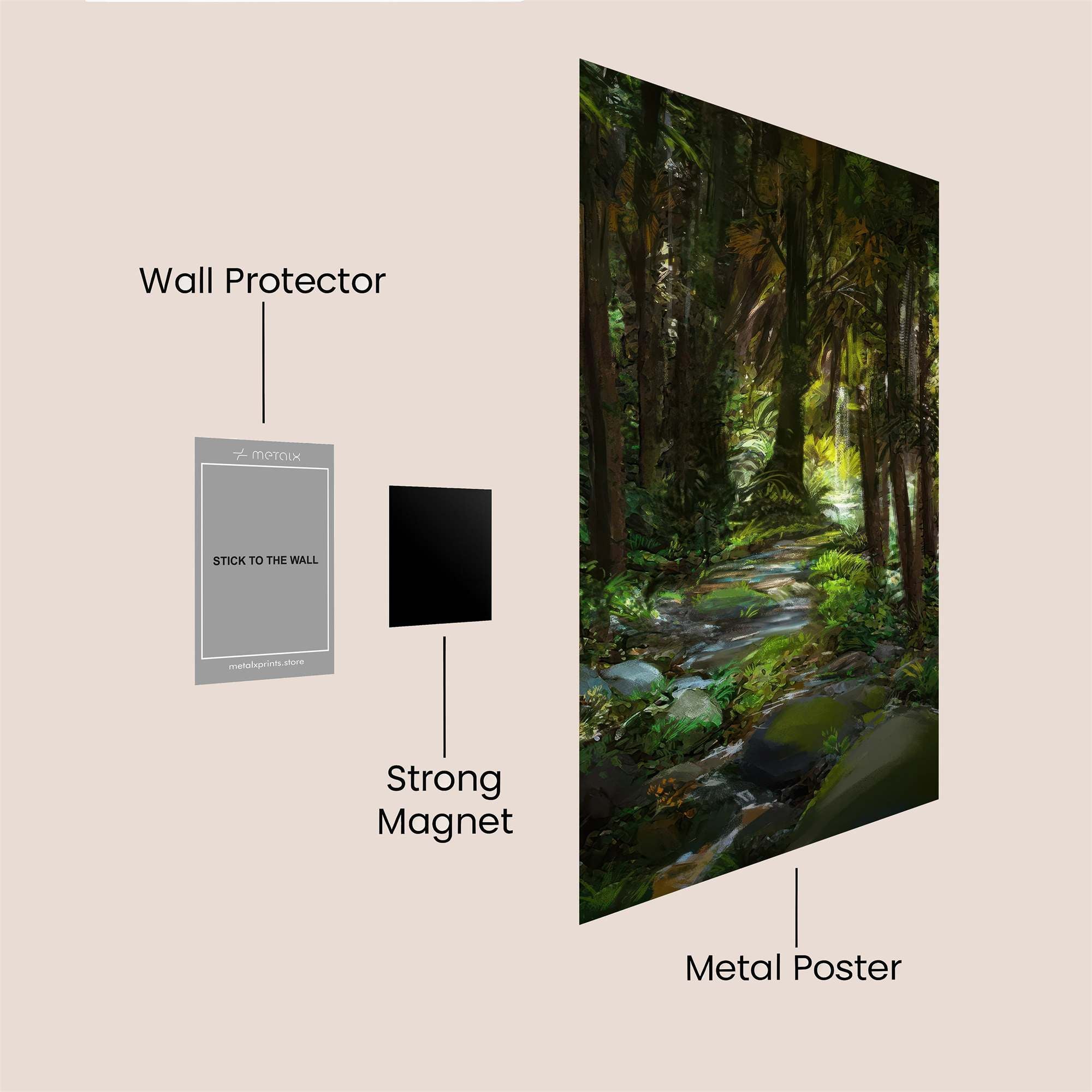 Forest Whisper Safe Wall Magnetic / M