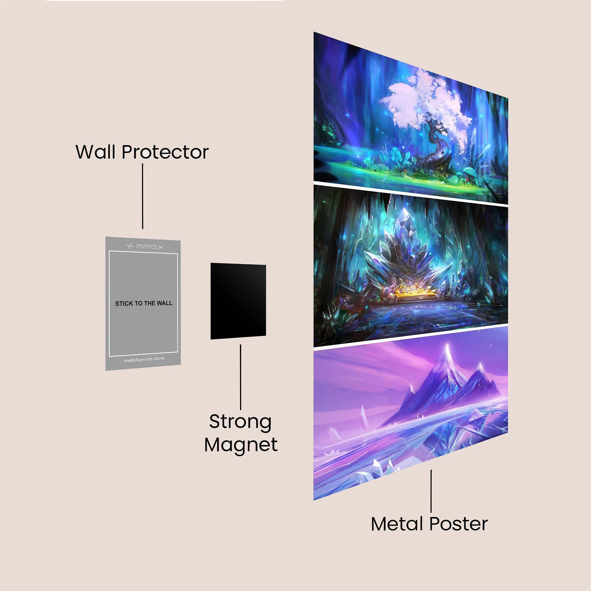 Enchanted Serenity Safe Wall Magnetic / M