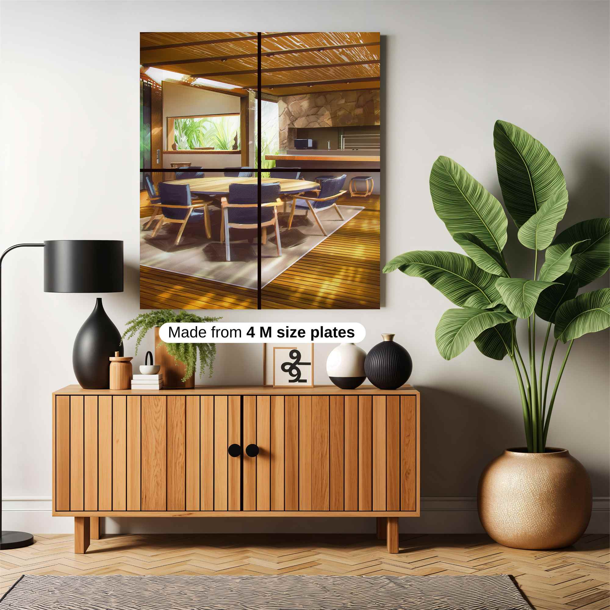 Sunlit Serenity Safe Wall Magnetic / M