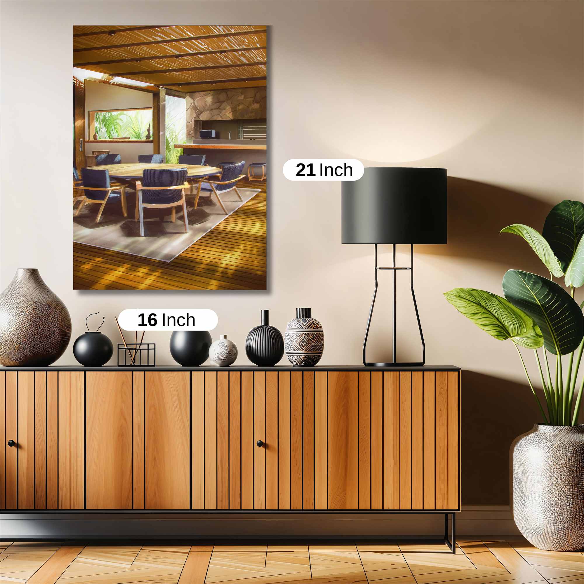 Sunlit Serenity Safe Wall Magnetic / M