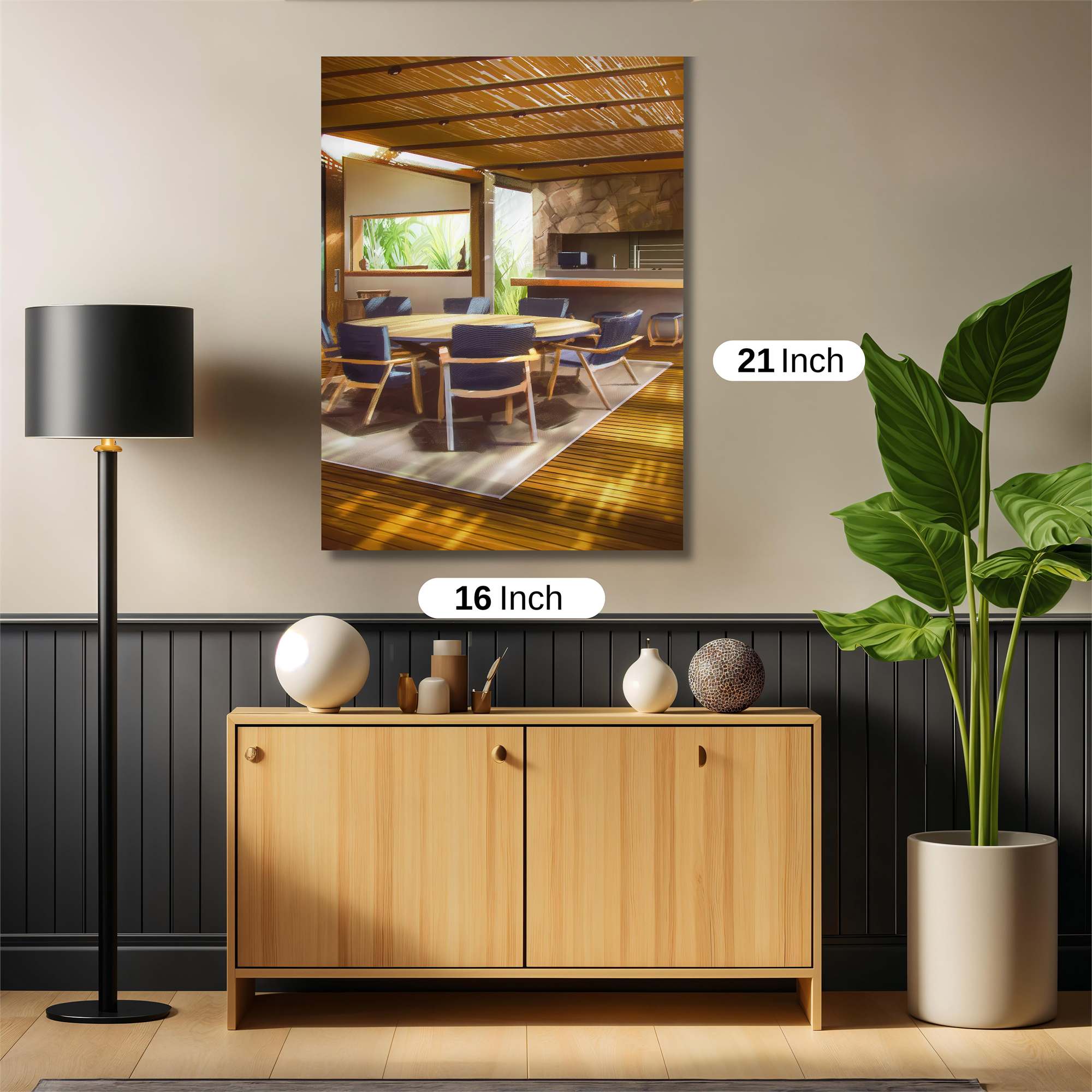 Sunlit Serenity Safe Wall Magnetic / M