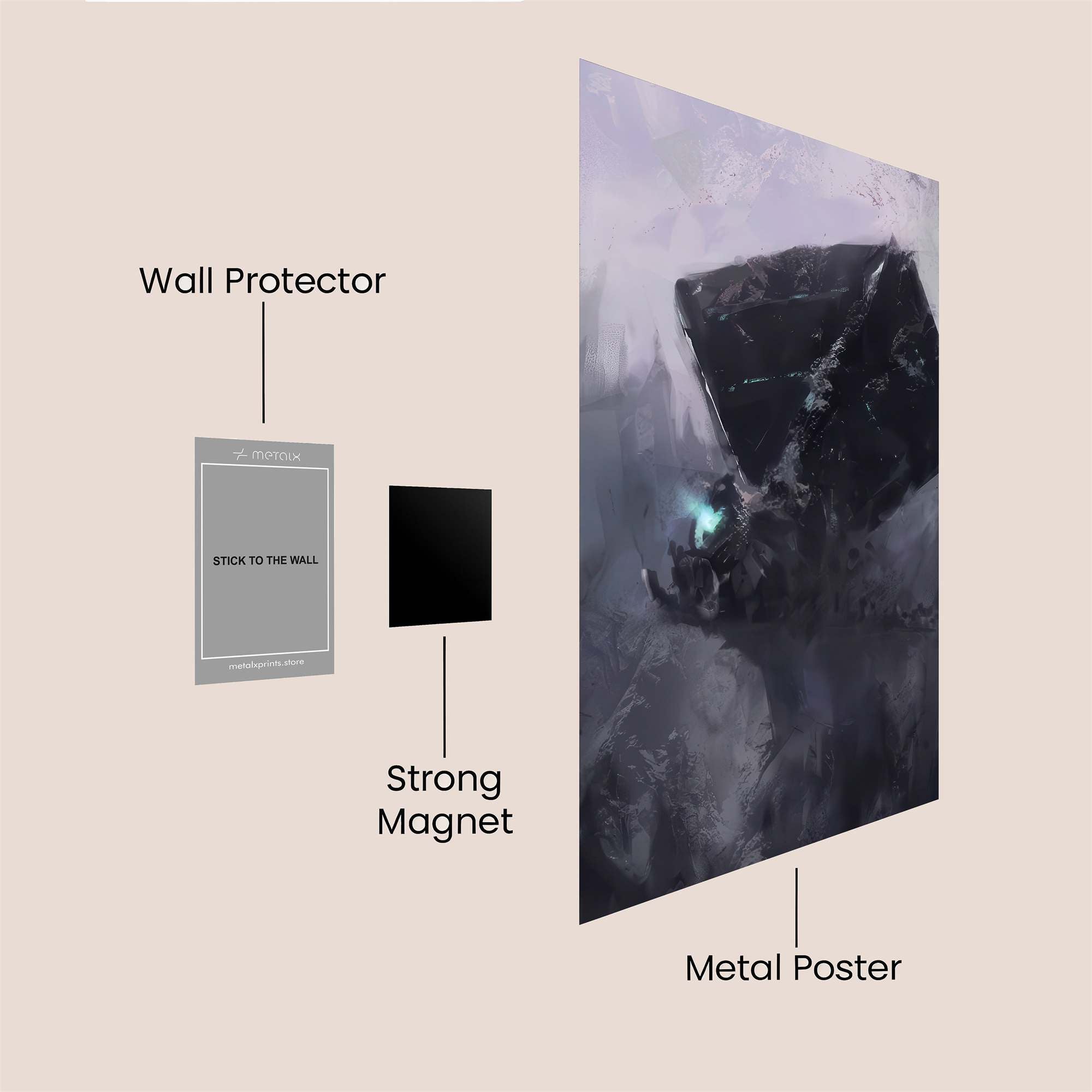 Monolith Gloom Safe Wall Magnetic / M