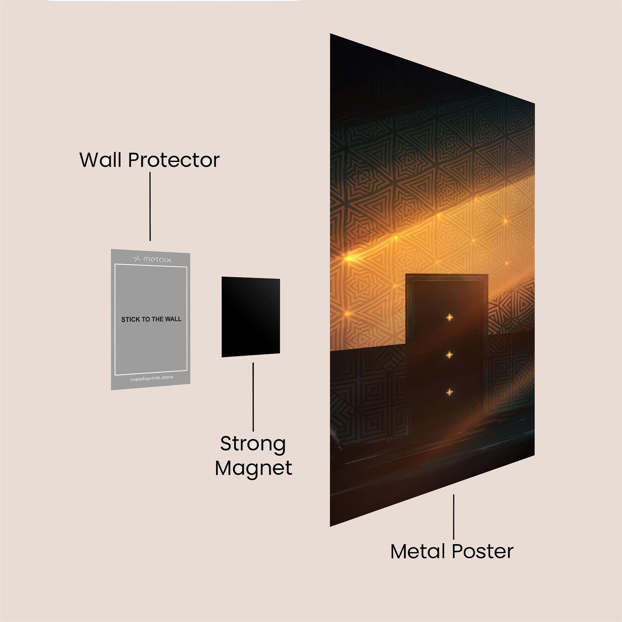 Portal Serene Safe Wall Magnetic / M