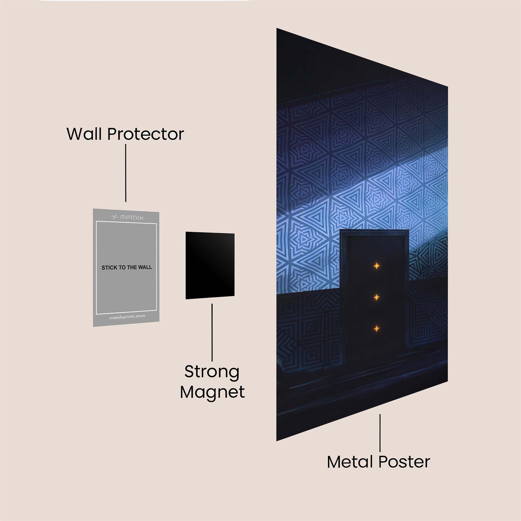 Portal Enigma Safe Wall Magnetic / M