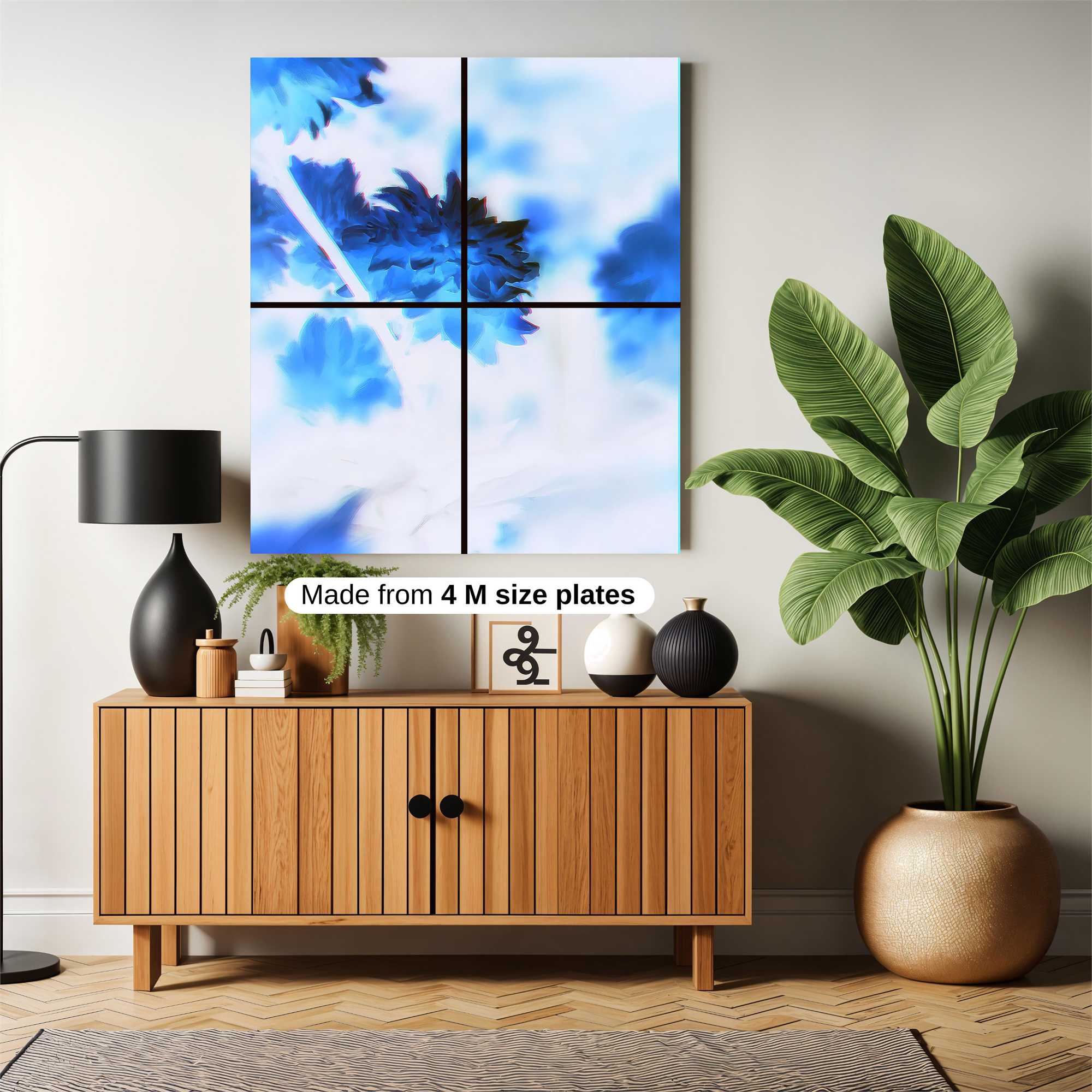 Blue Whimsy Safe Wall Magnetic / M