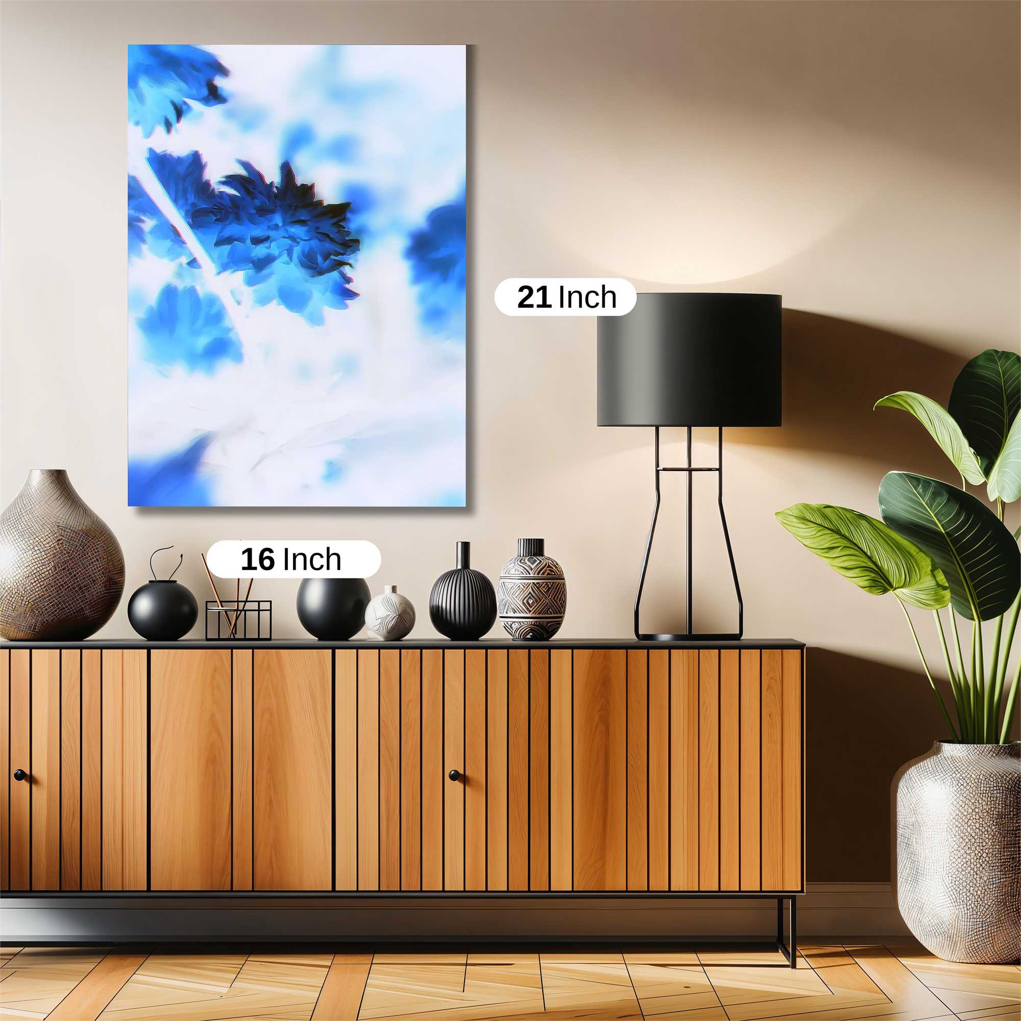 Blue Whimsy Safe Wall Magnetic / M