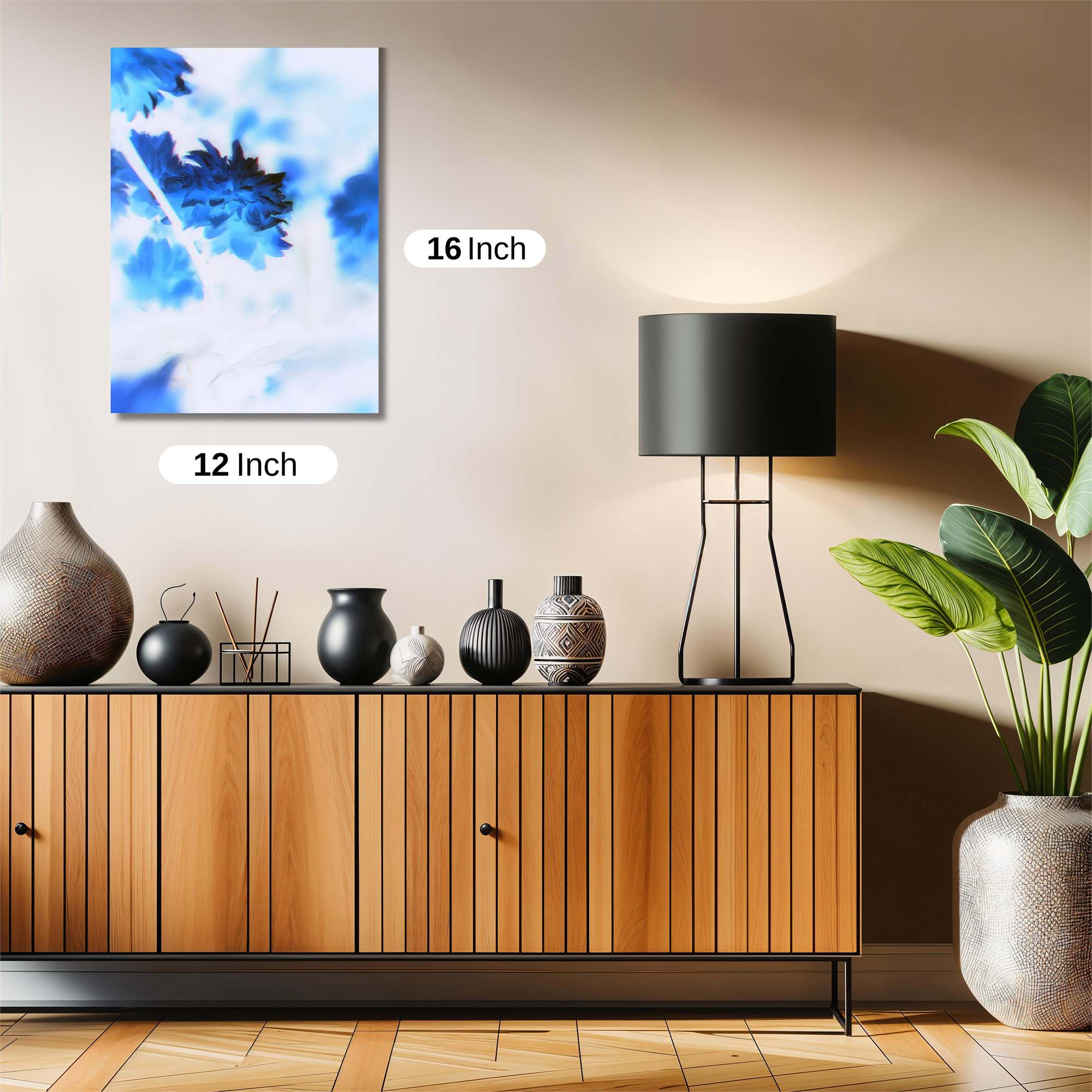 Blue Whimsy Safe Wall Magnetic / M