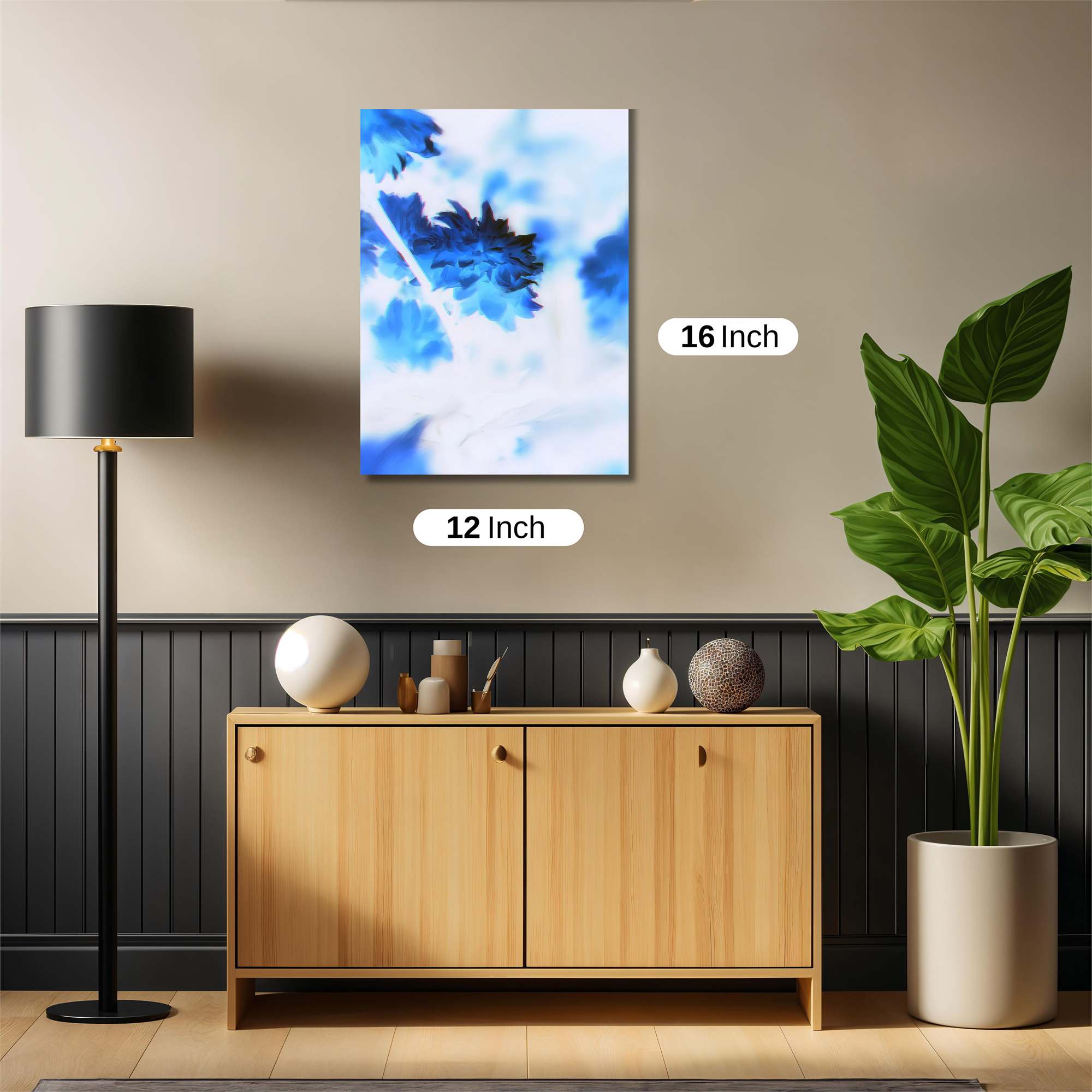 Blue Whimsy Safe Wall Magnetic / M
