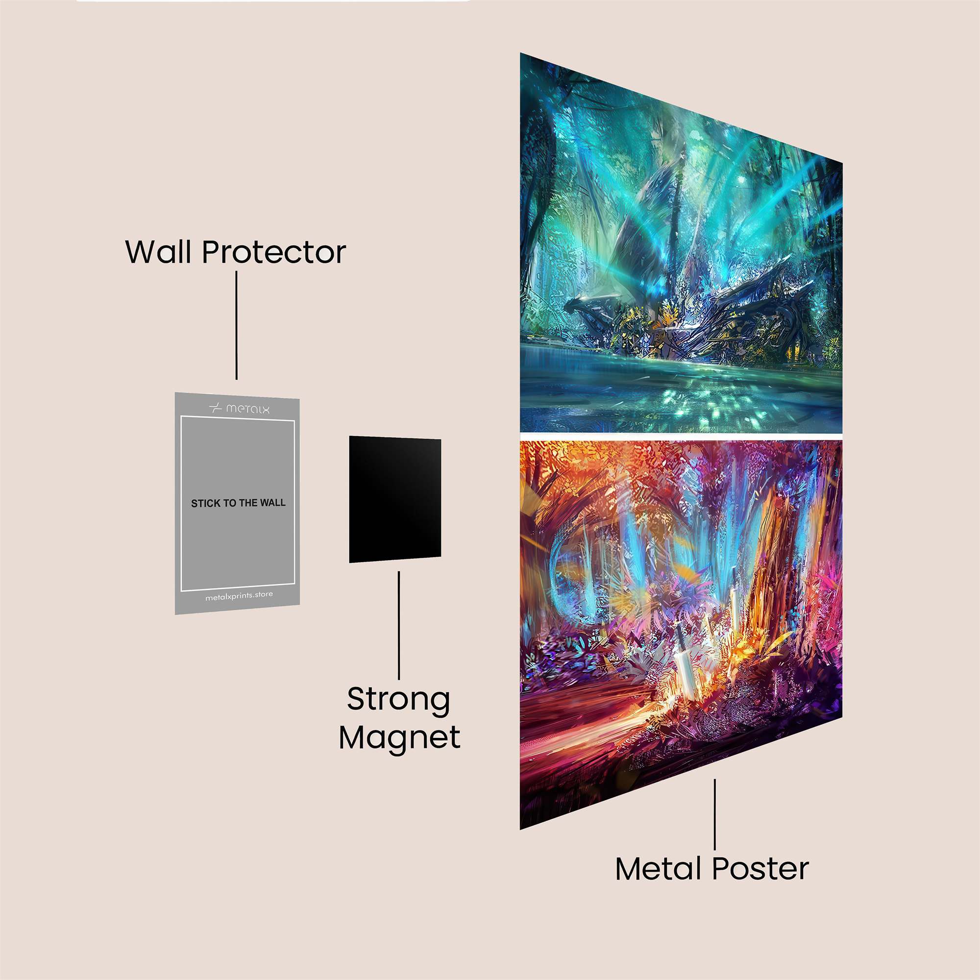 ForestGlow Safe Wall Magnetic / M