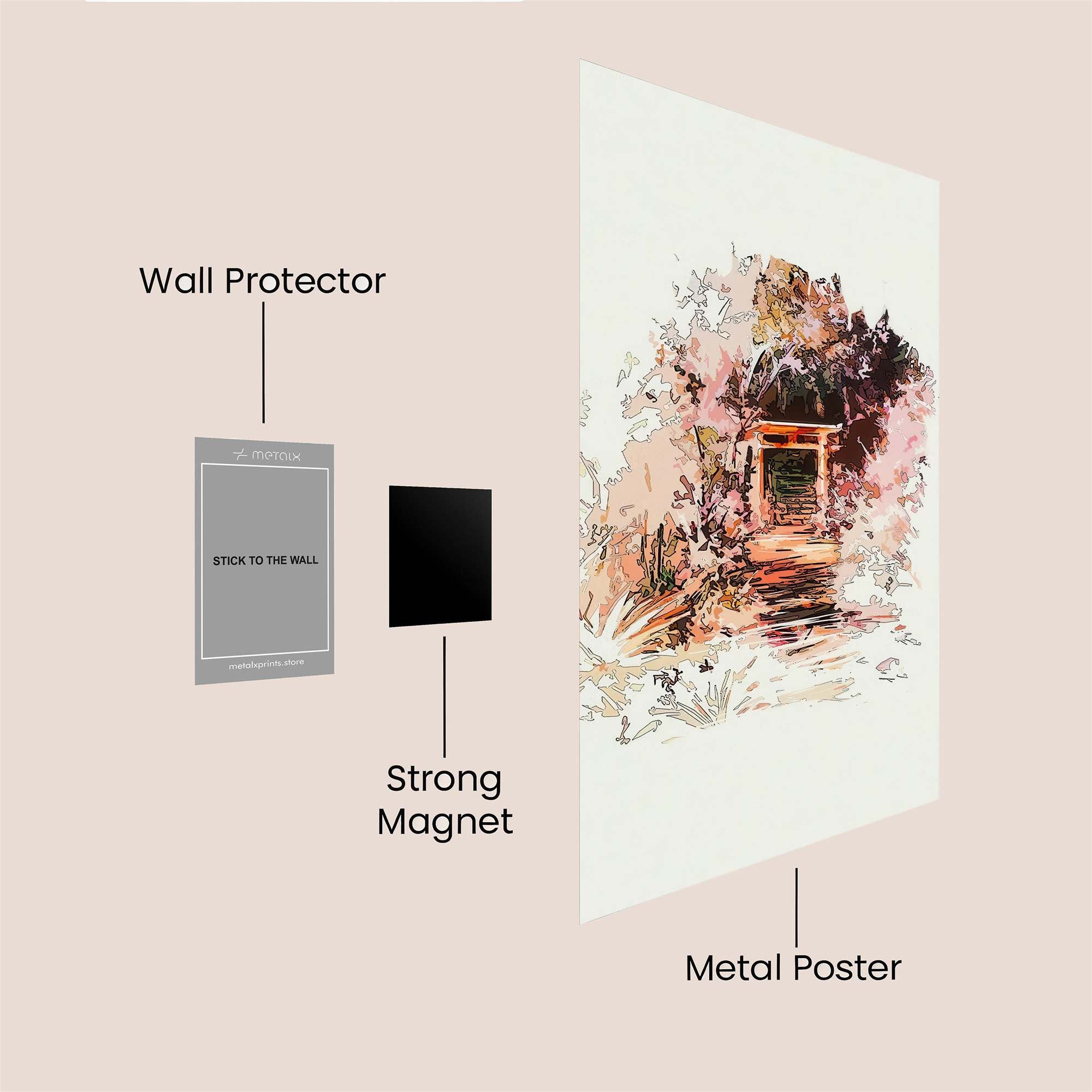 Gate Serenity Safe Wall Magnetic / M