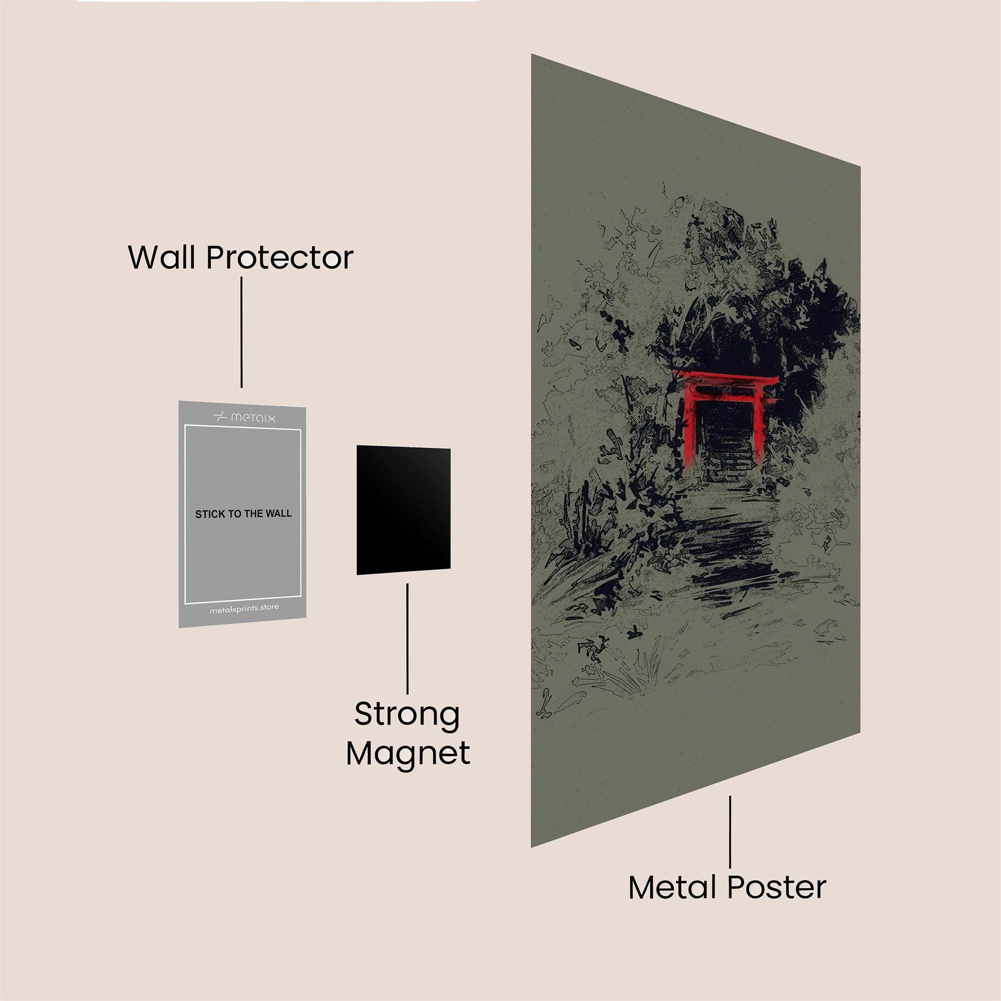 Torii Mystery Safe Wall Magnetic / M